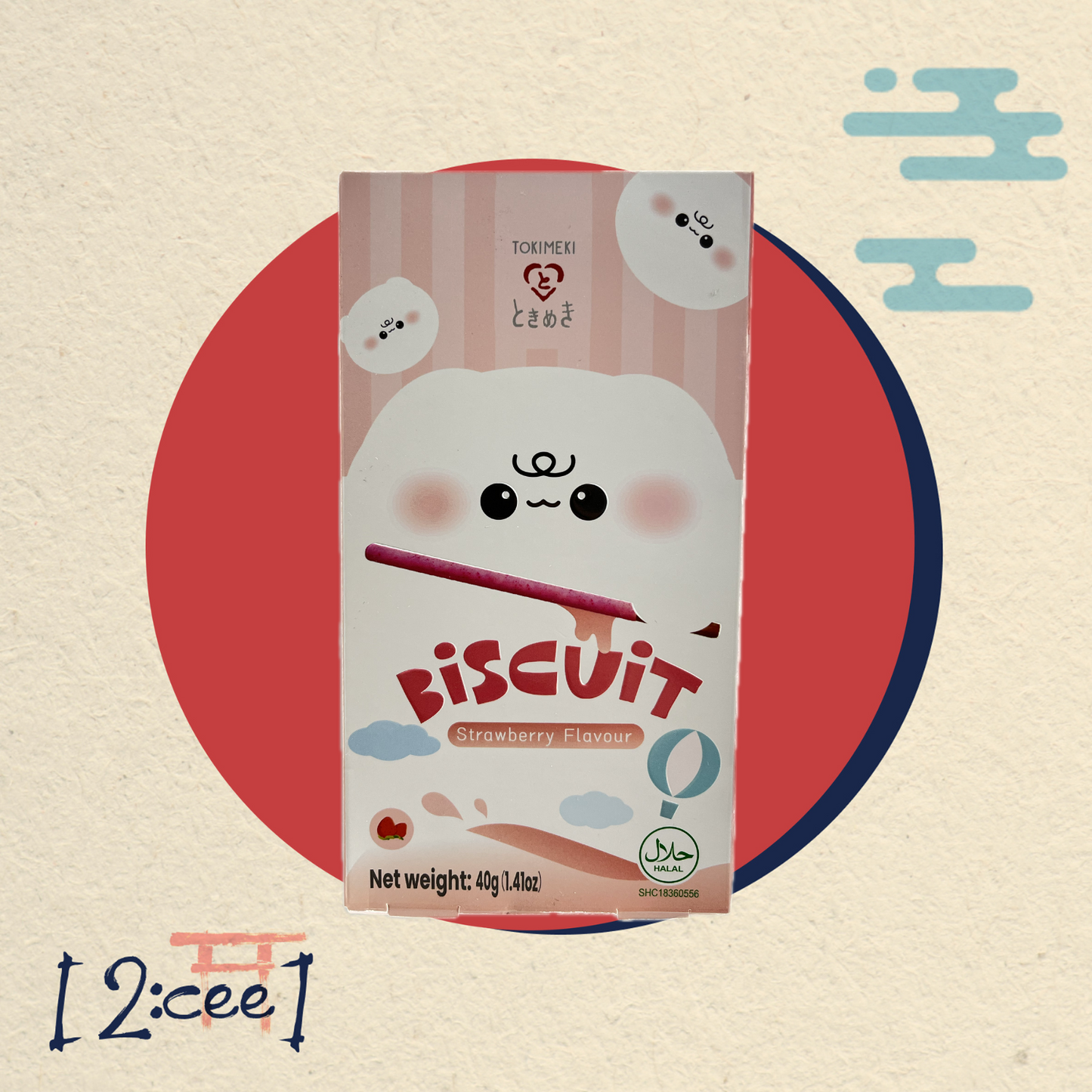 Tyčinky Biscuit Jahoda TOKIMEKI 40g