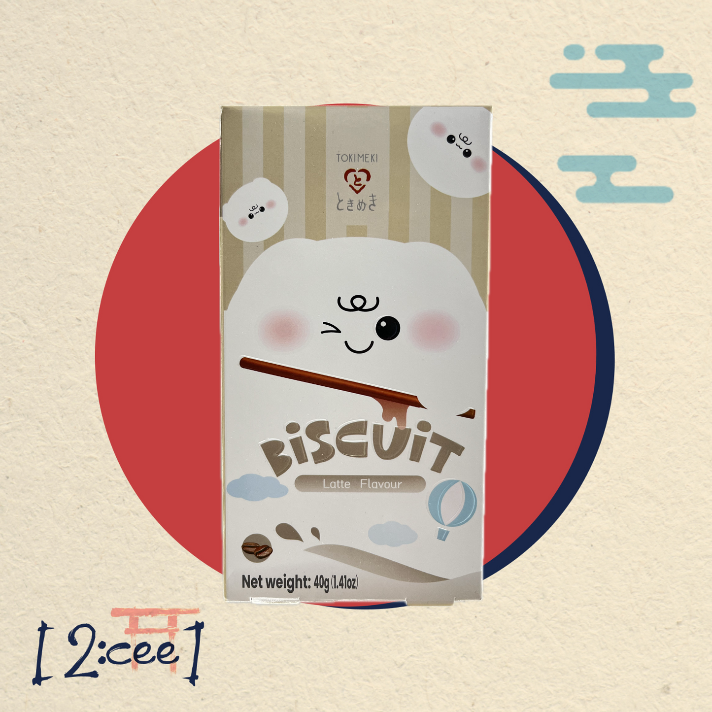 Tyčinky Biscuit Latte TOKIMEKI 40g