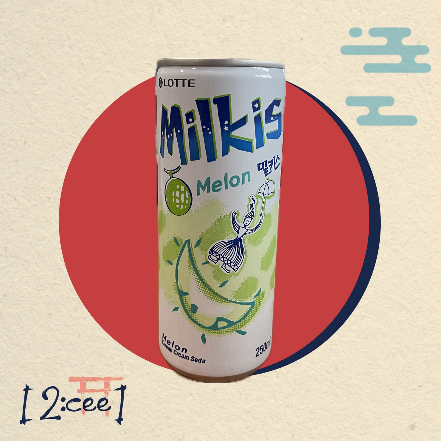 Mliečna sóda Milkis Melón LOTTE 250ml