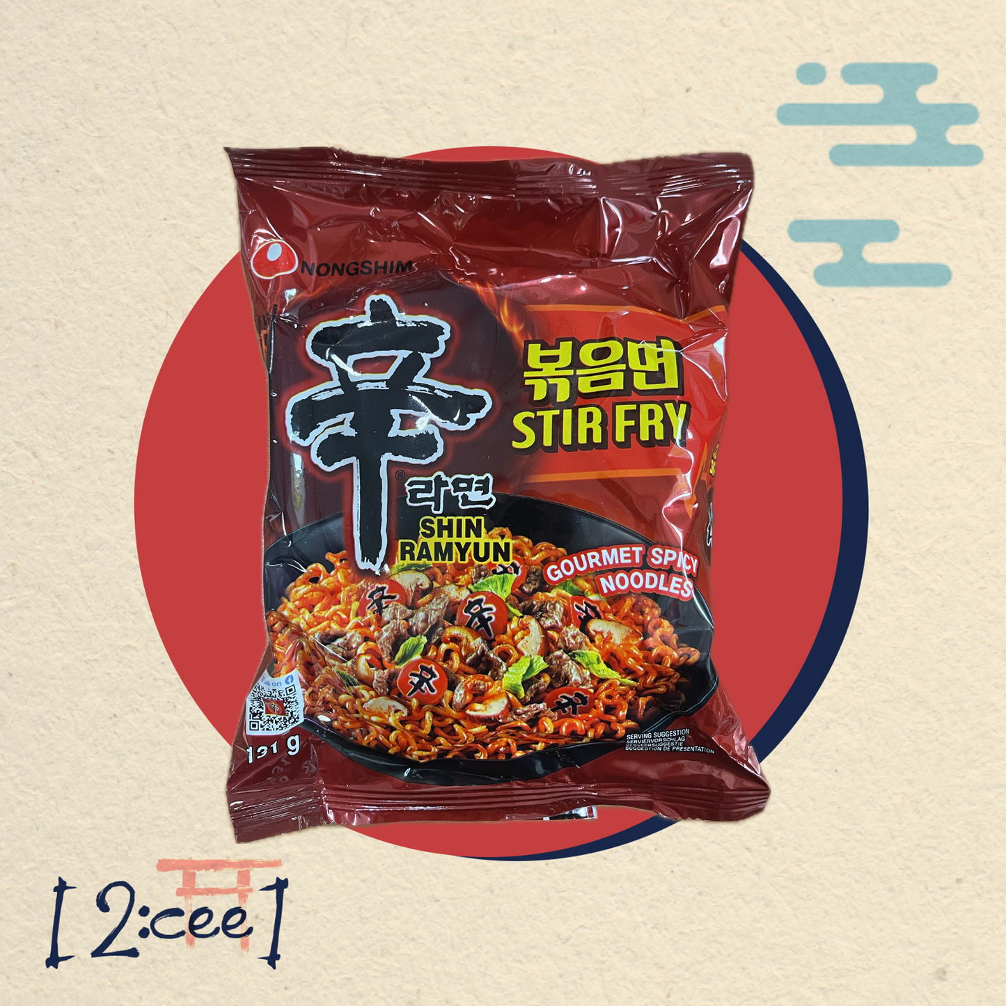 Instantné rezance Shin Ramyun Stir-fry NONGSHIM 131g