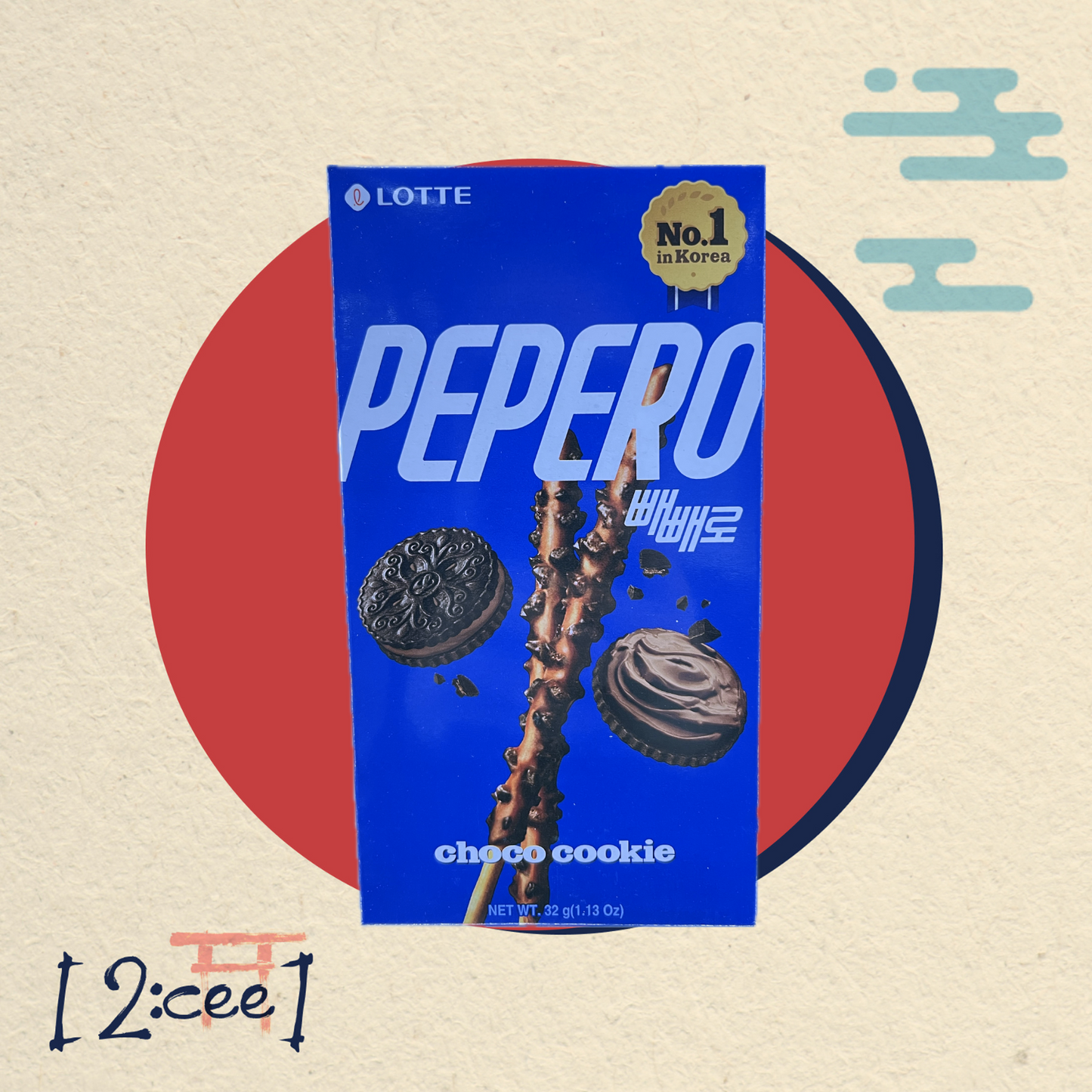 Tyčinky Pepero Choco Cookie LOTTE 32g