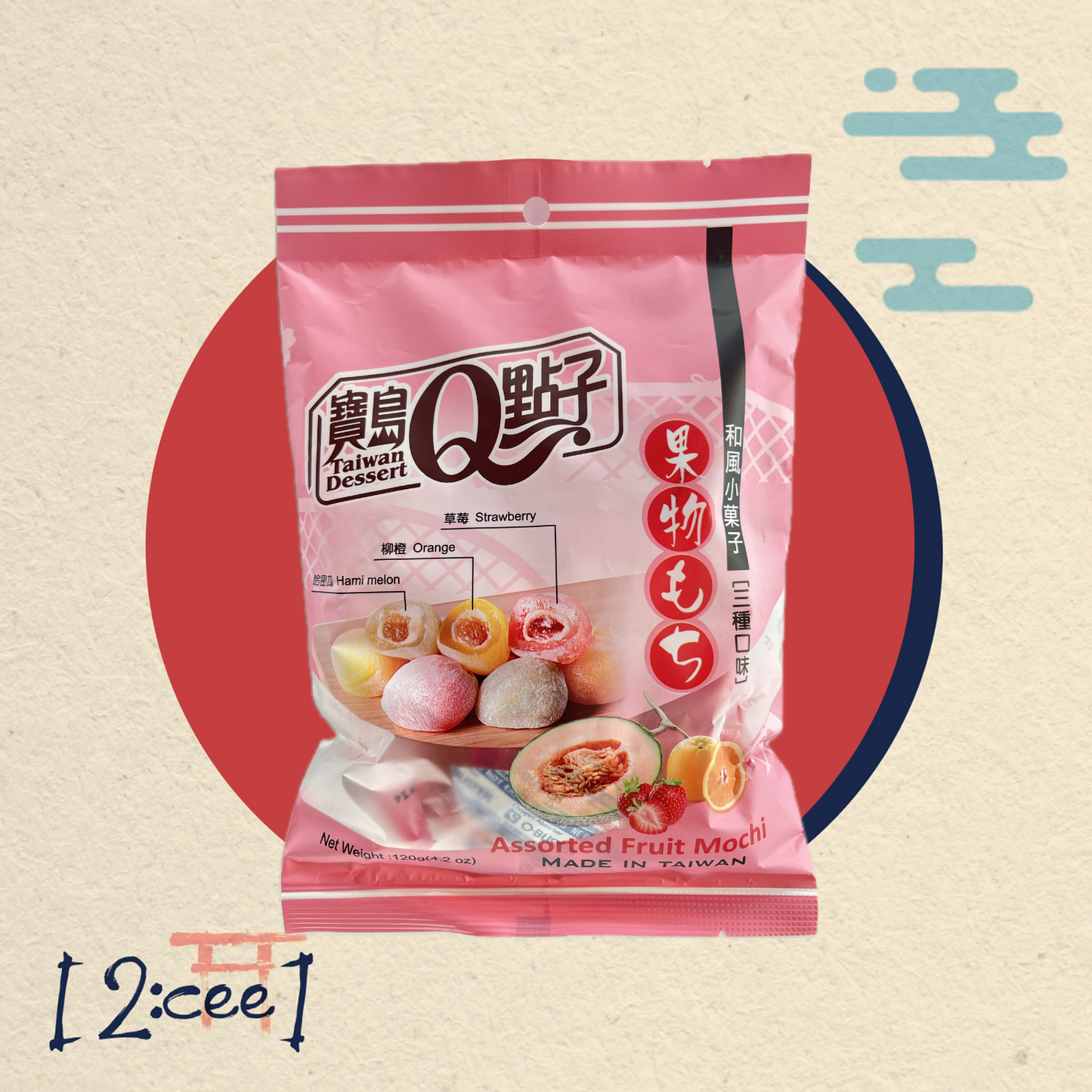Mini Mochi Ovocný Mix Q 120g