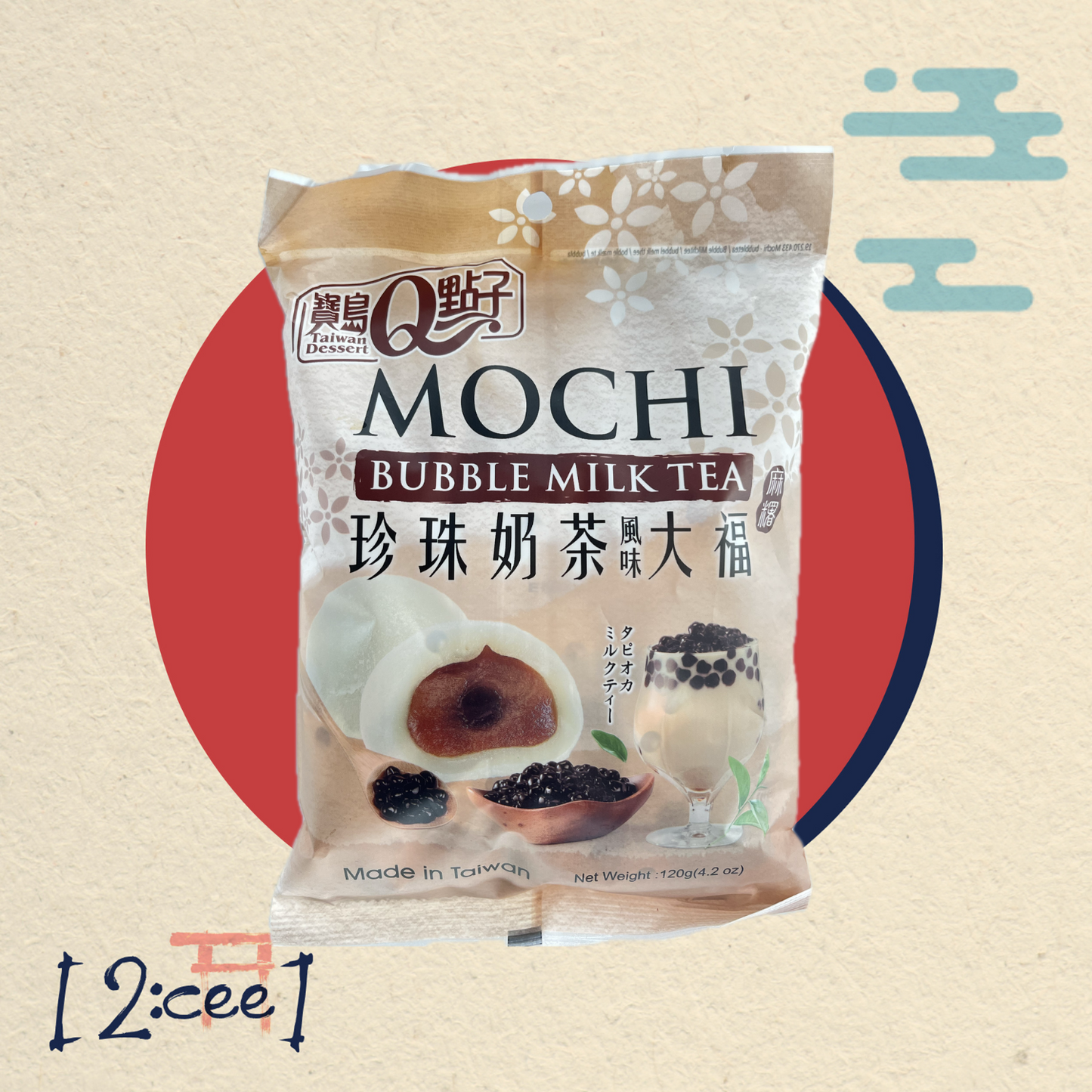 Mini Mochi Bubble Milk Tea Q 120g