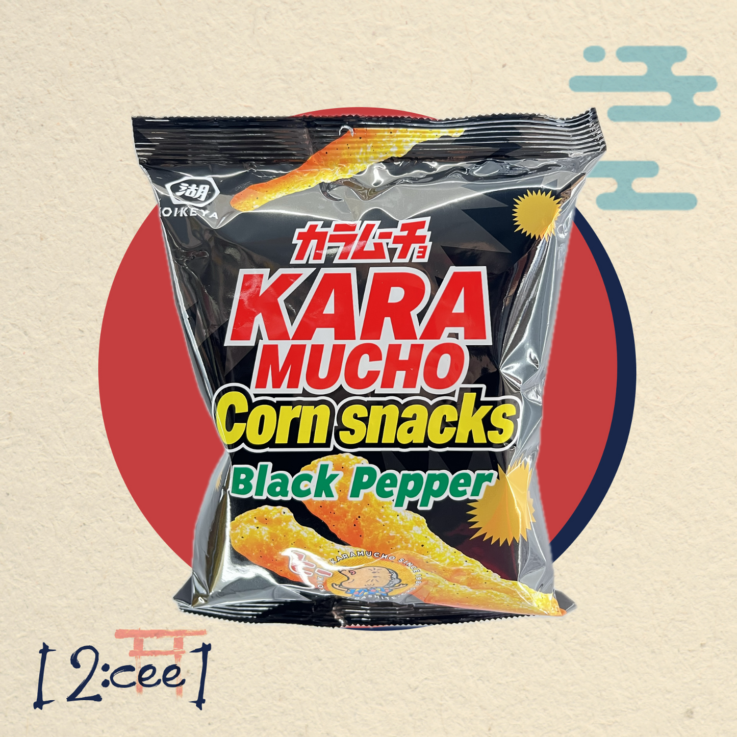 Karamucho Corn Snacks Black Pepper KOIKEYA 60g