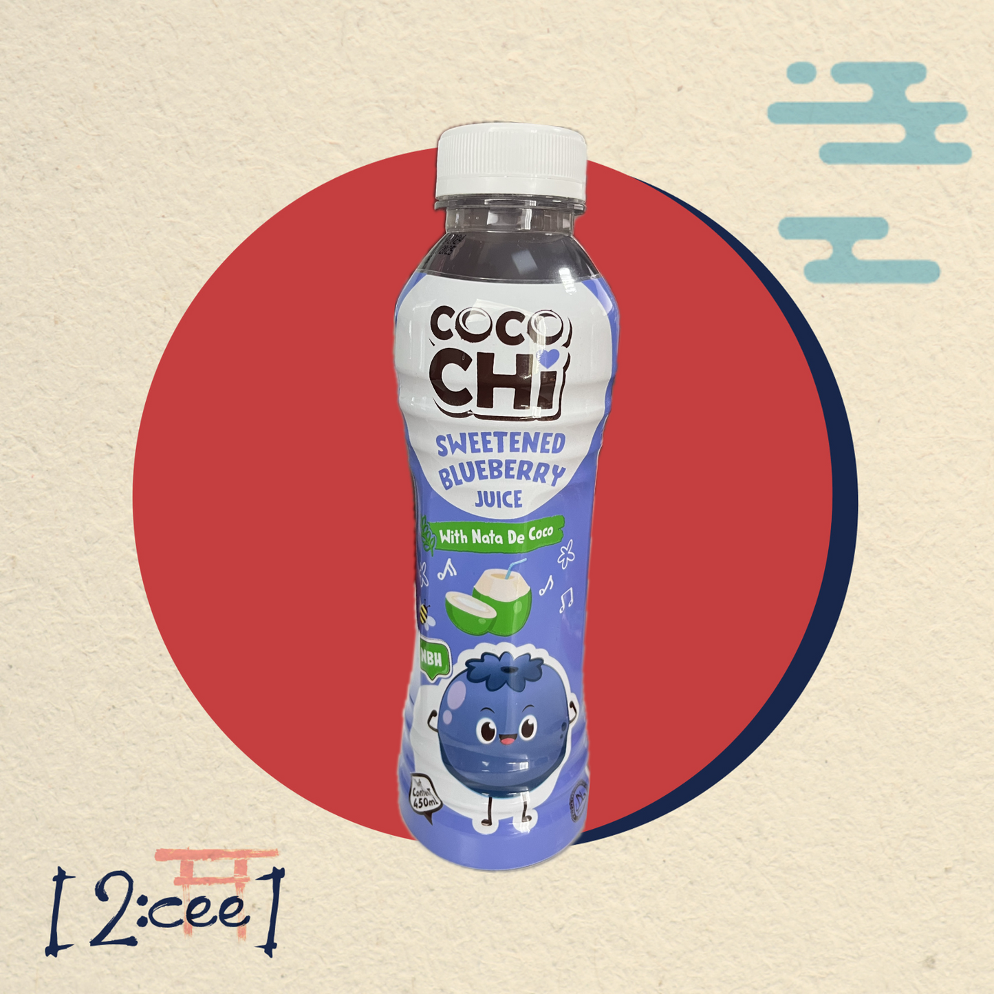 Kokosový nápoj Čučoriedka COCOCHI 450ml
