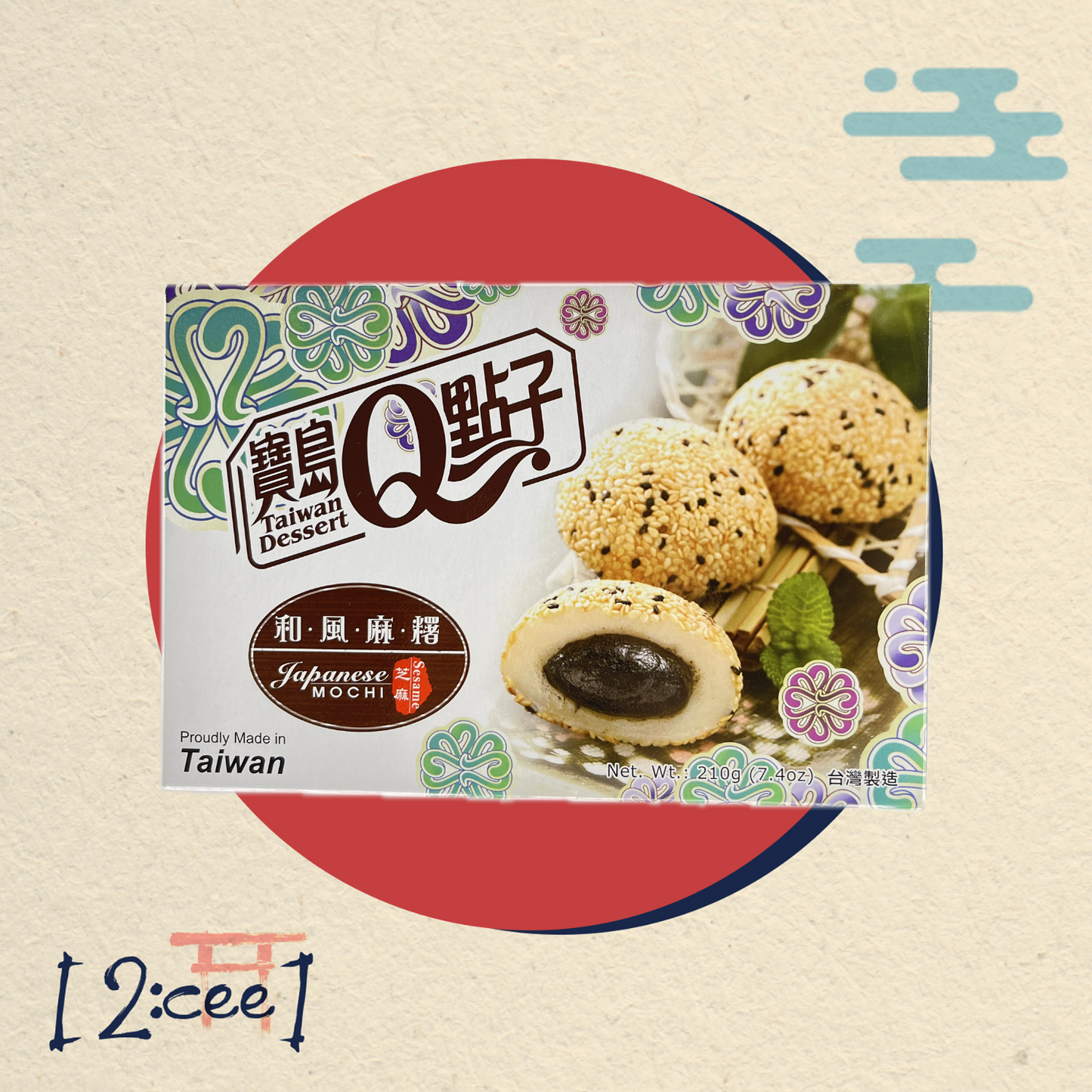 Mochi Sezam Q 210g