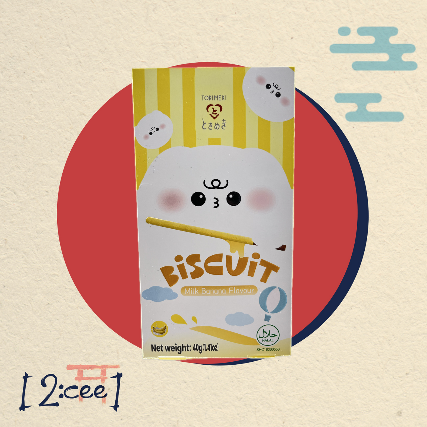 Tyčinky Biscuit Milk Banán TOKIMEKI 40g
