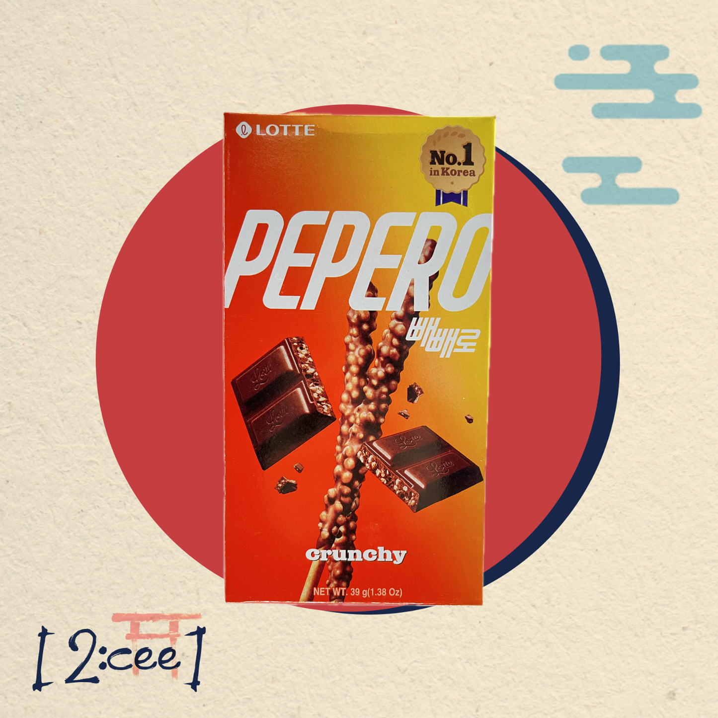 Tyčinky Pepero Crunchy LOTTE 39g