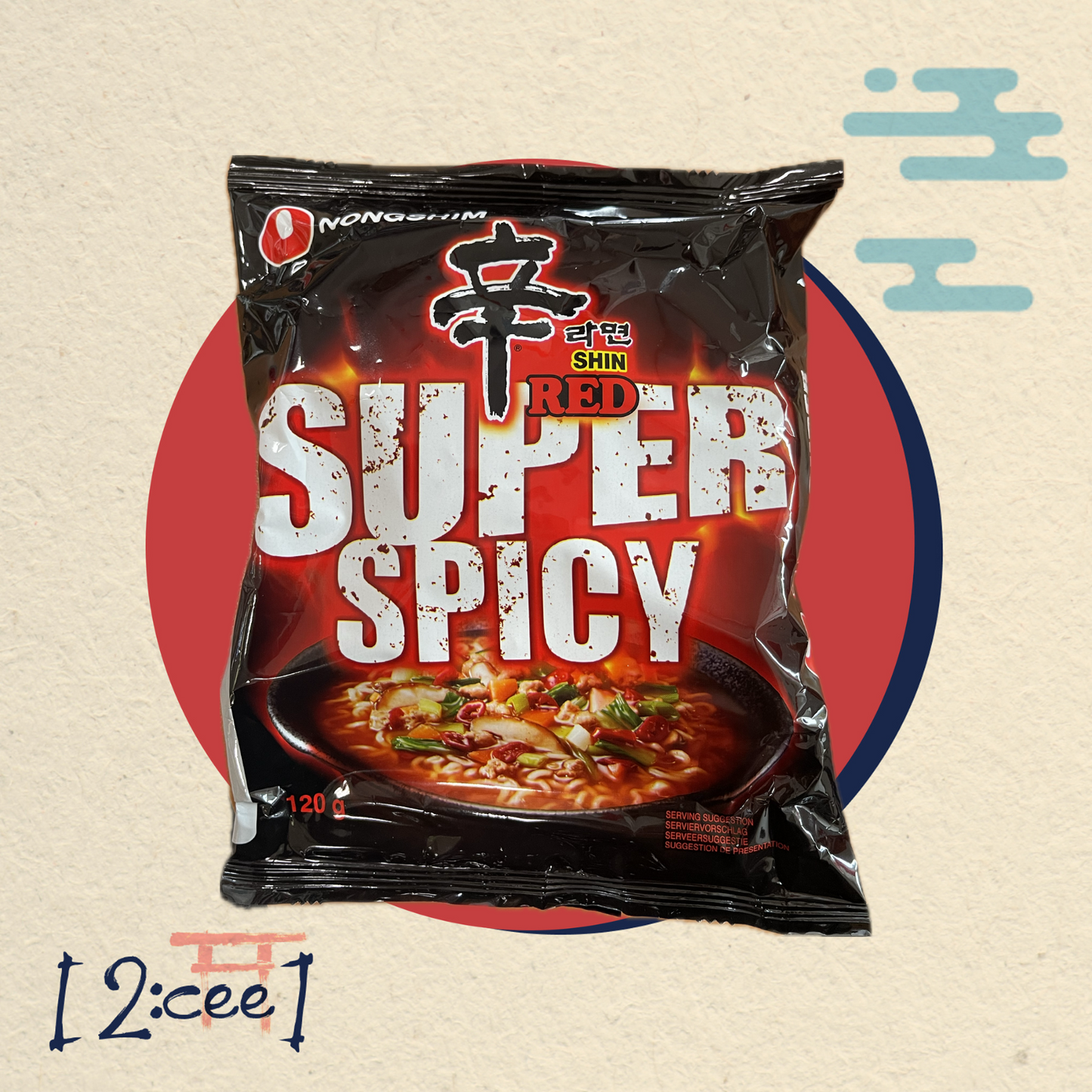 Instantné rezance Red Shin Super Spicy NONGSHIM 120g