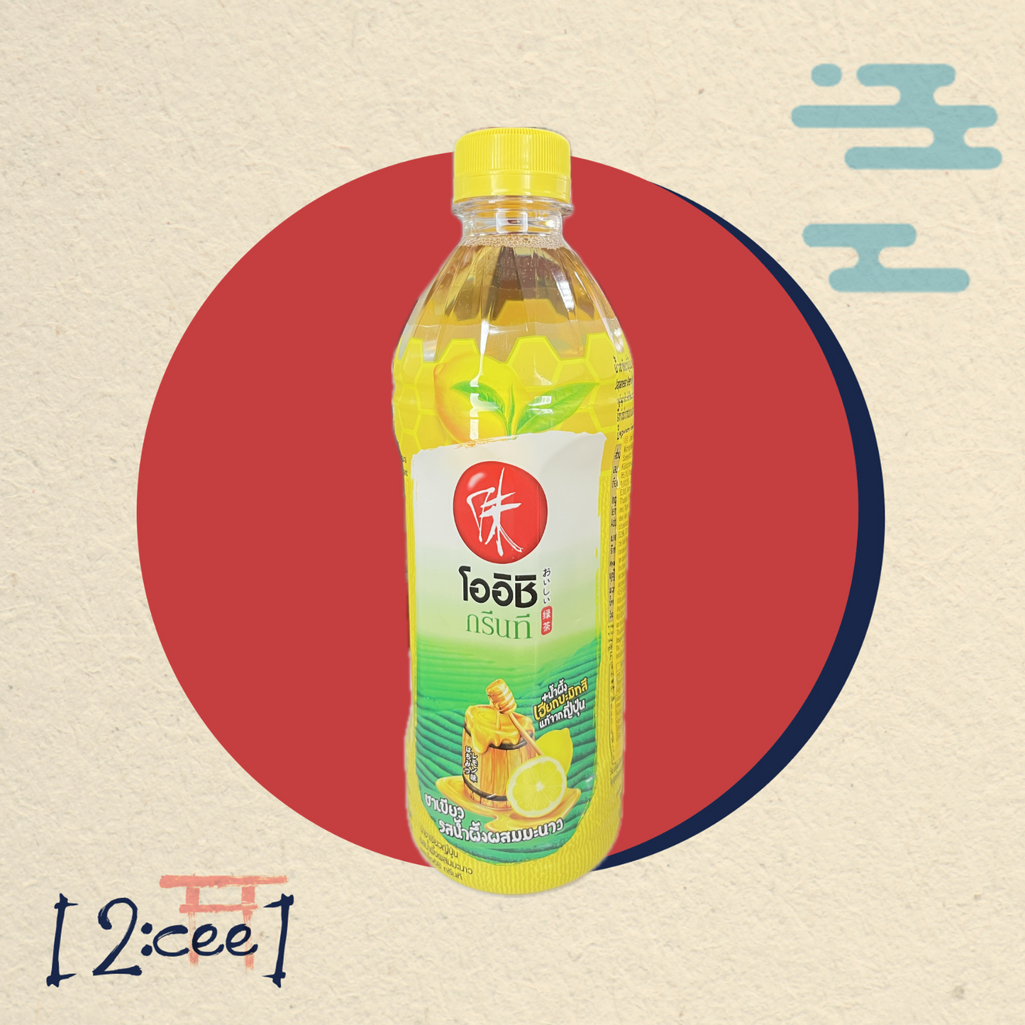 Zelený čaj Med Citrón OISHI 500ml