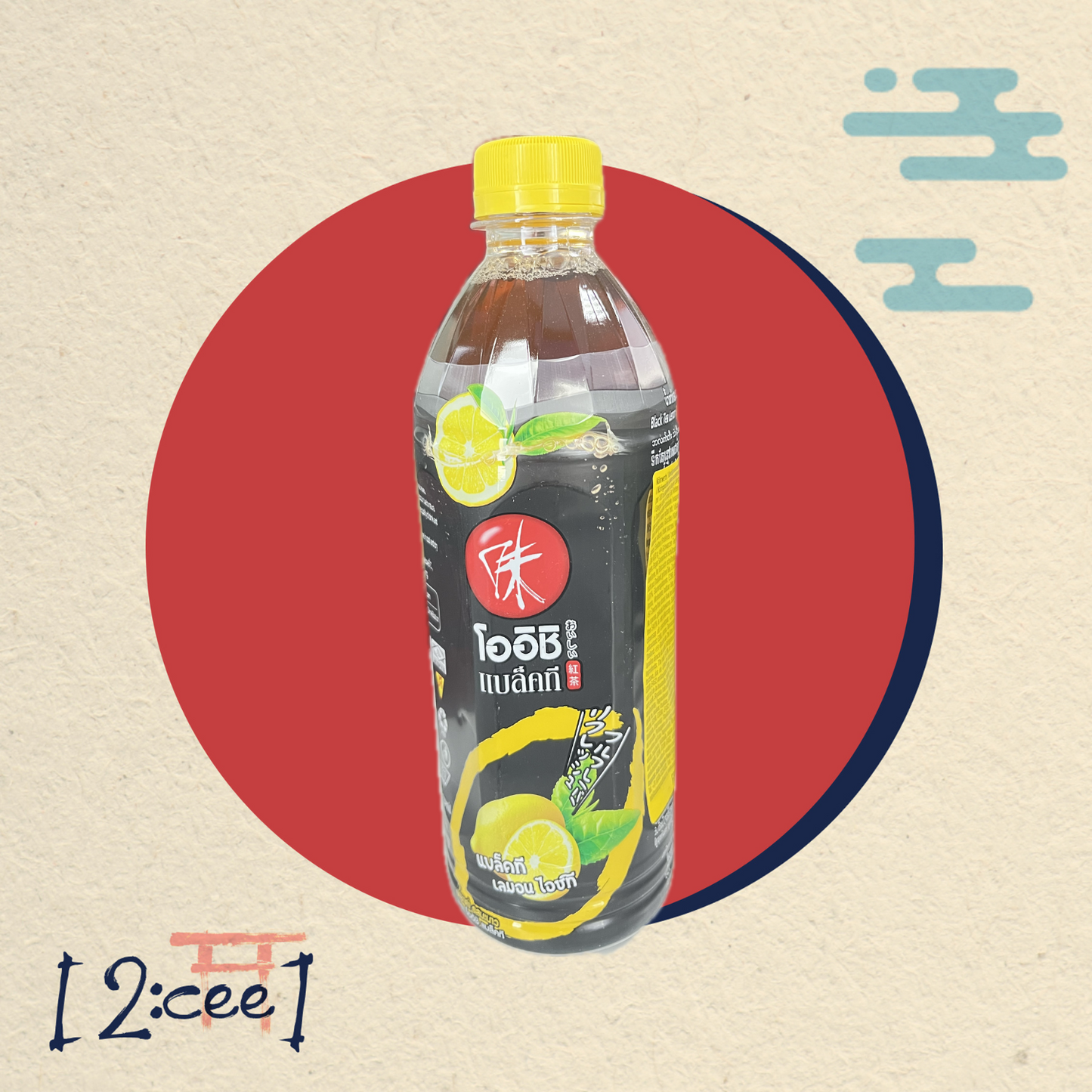Čierny čaj Citrón OISHI 500ml