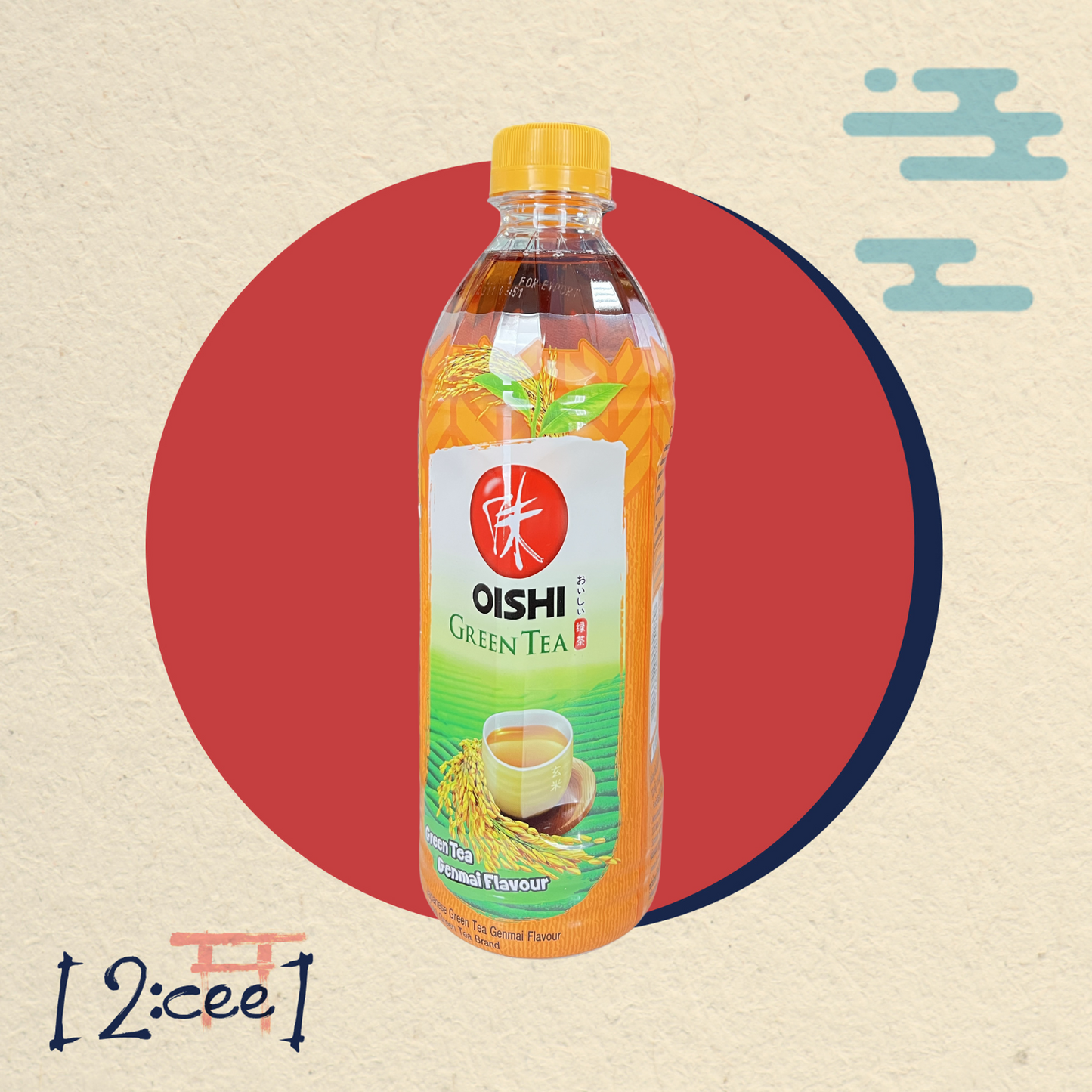 Zelený čaj Genmaicha OISHI 500ml