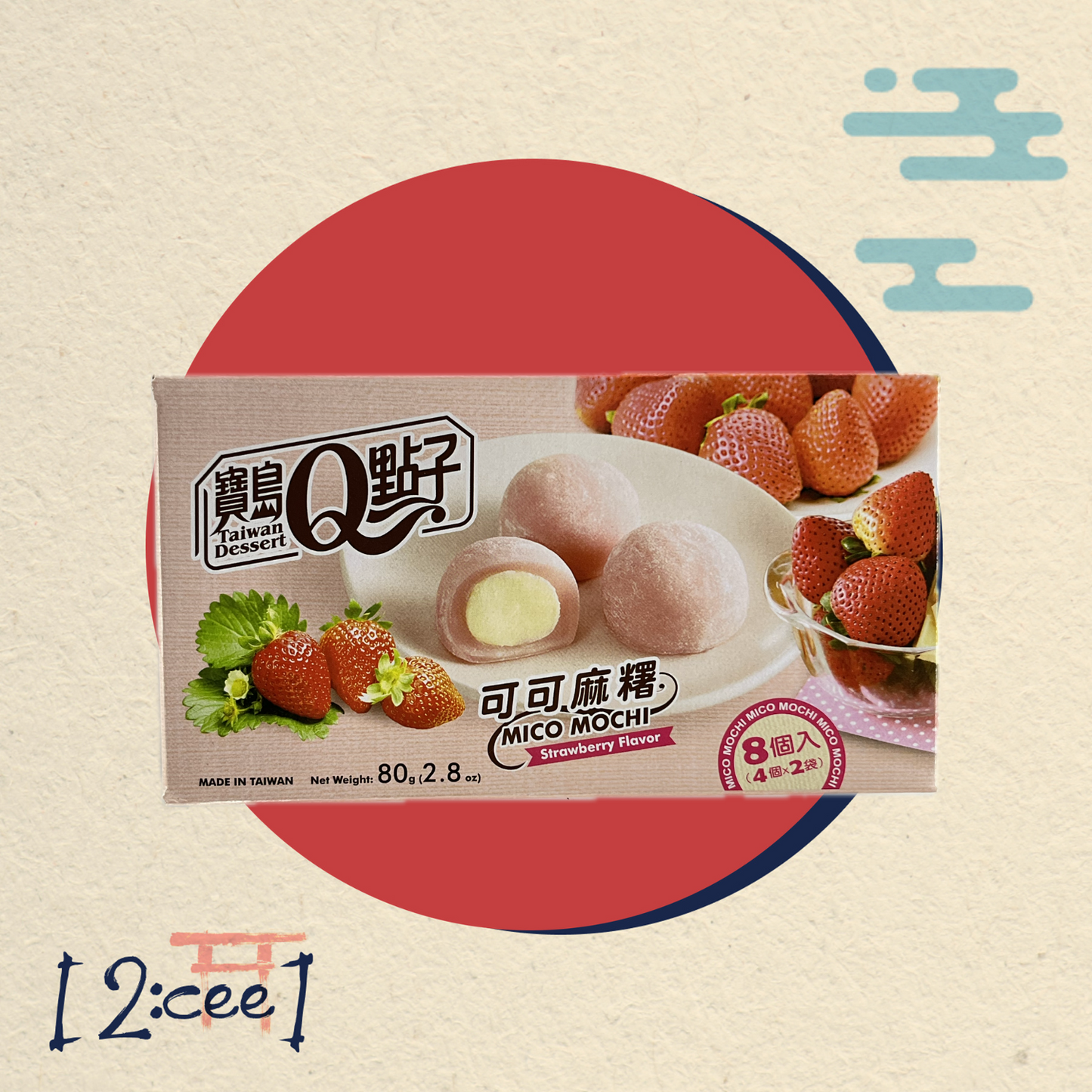Mico Mochi Jahoda Q 80g