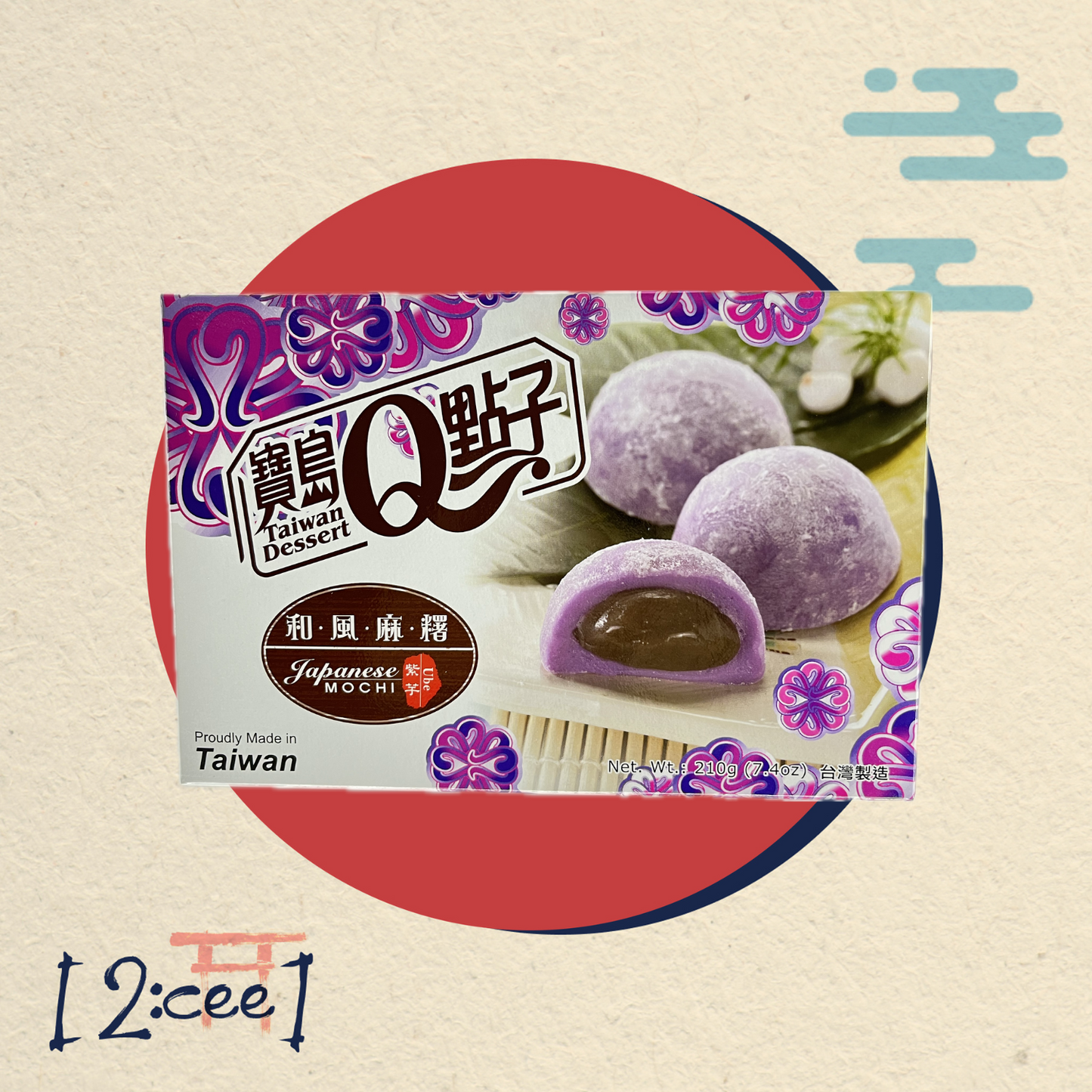 Mochi Ube Q 210g