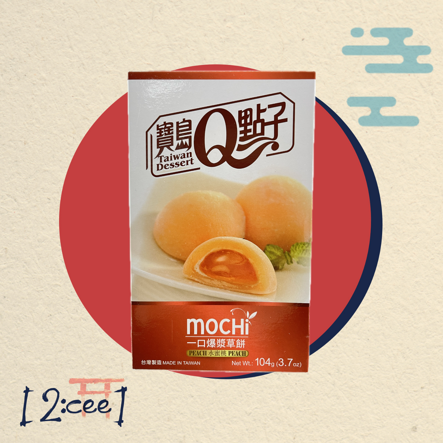 Mochi Broskyňa Q 104g