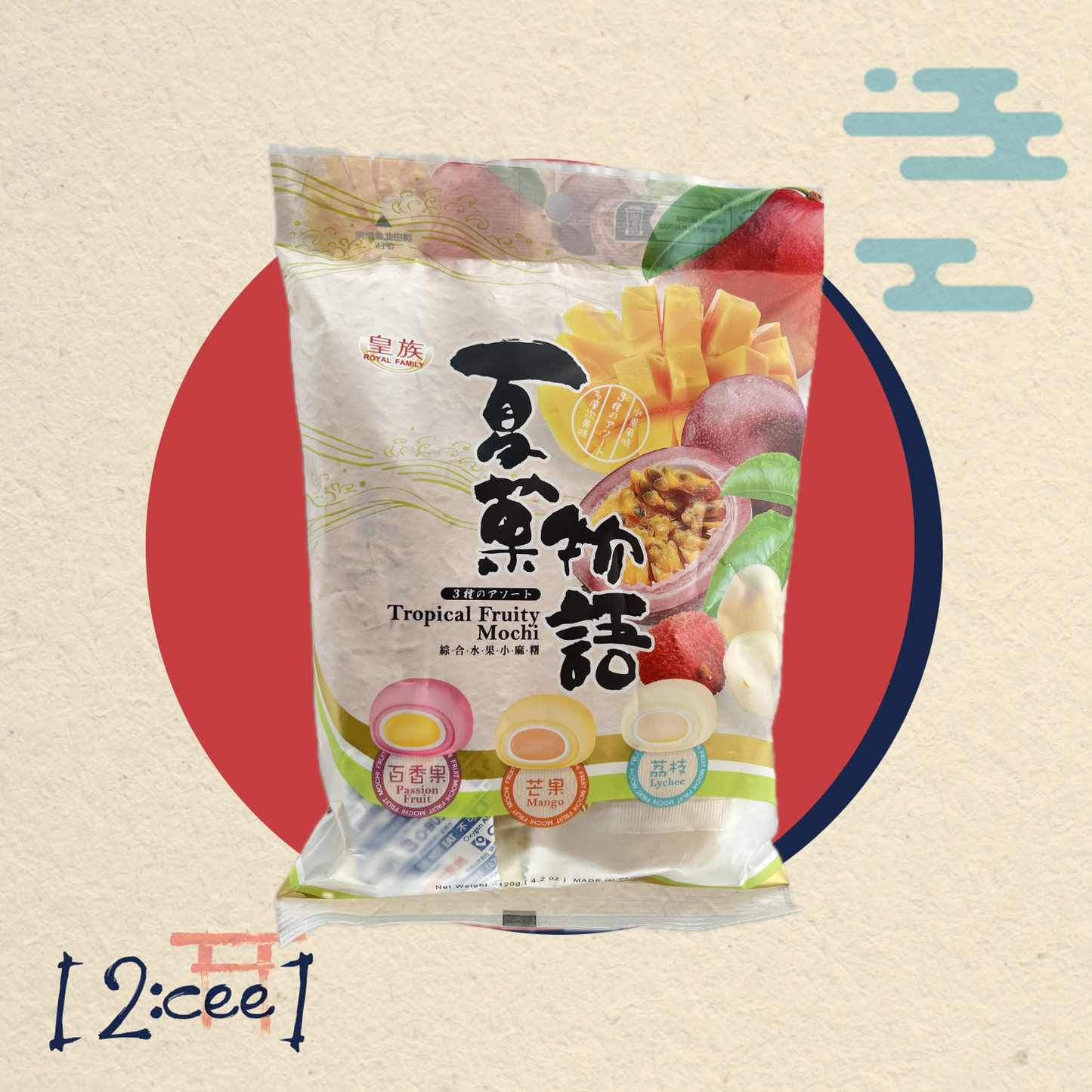 Mochi Tropické Ovocie Mini Q 120g