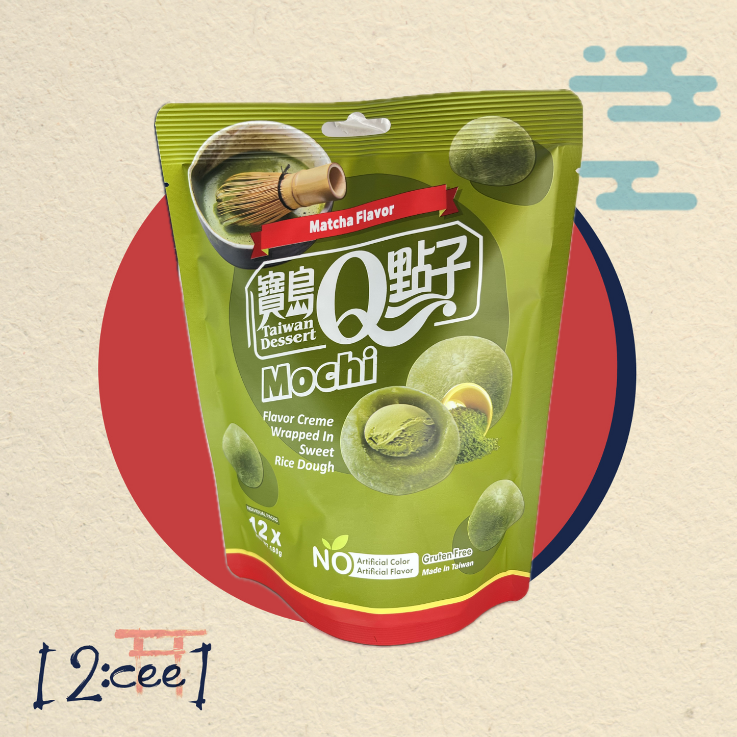 Mochi Matcha Q 180g