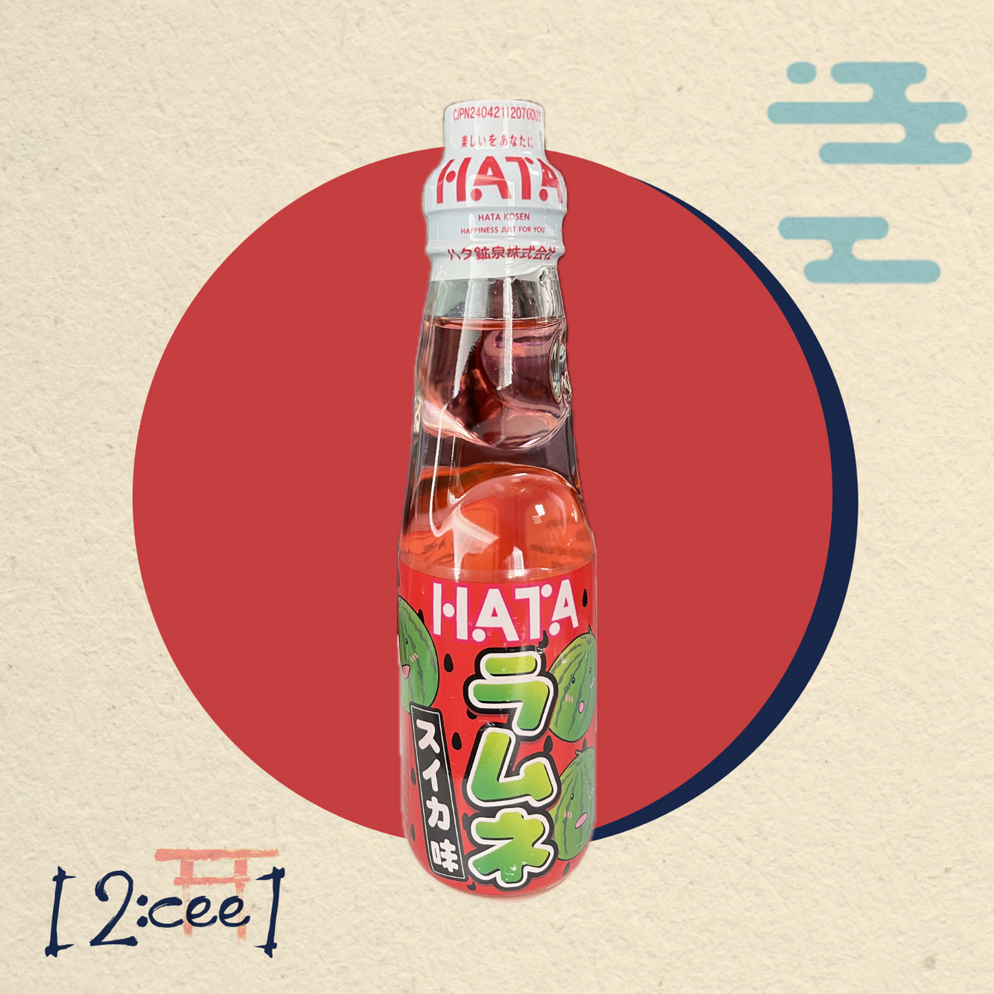 Ramune Melón HATAKOSEN 200ml
