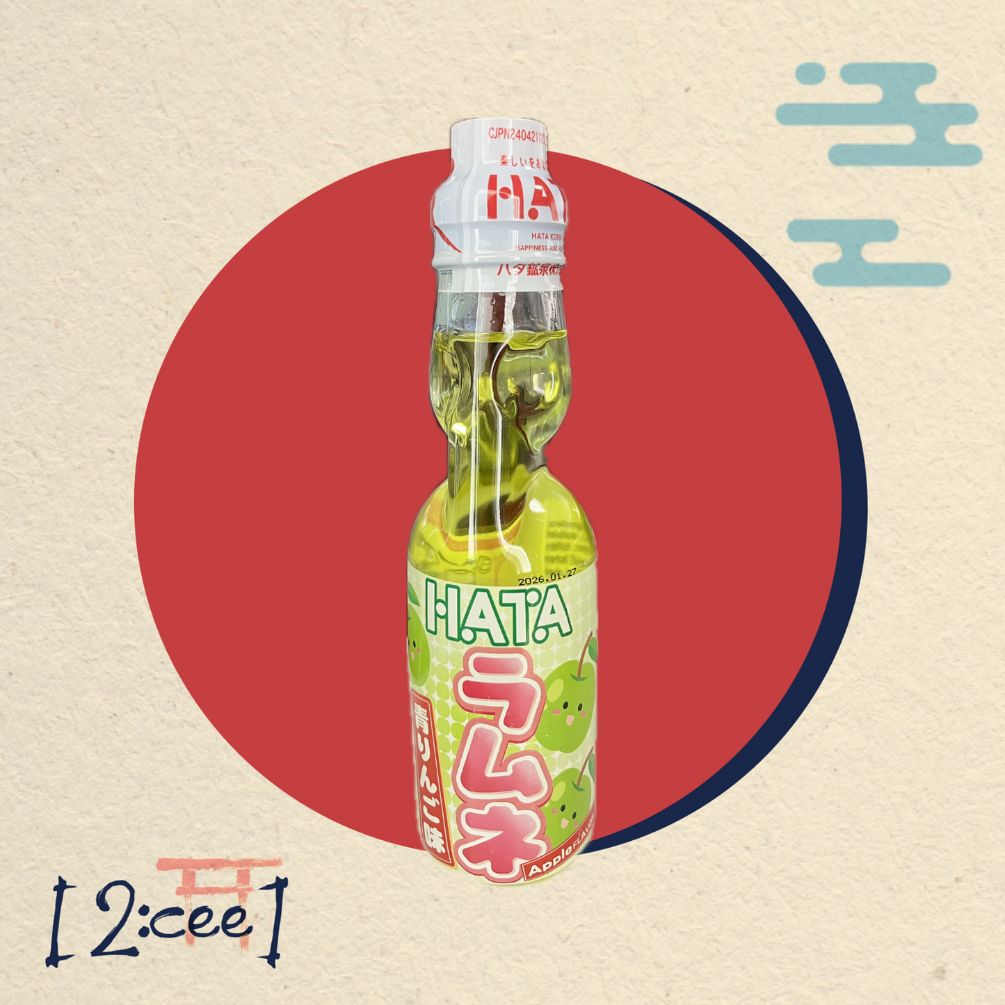 Ramune Jablko HATAKOSEN 200ml