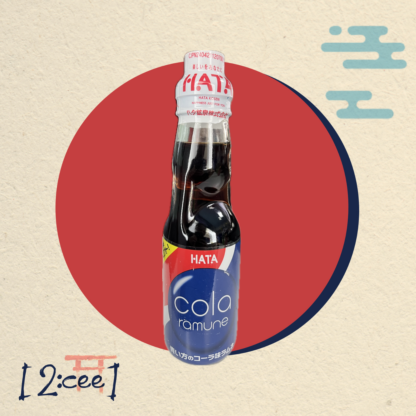 Ramune Blue Cola HATAKOSEN 200ml