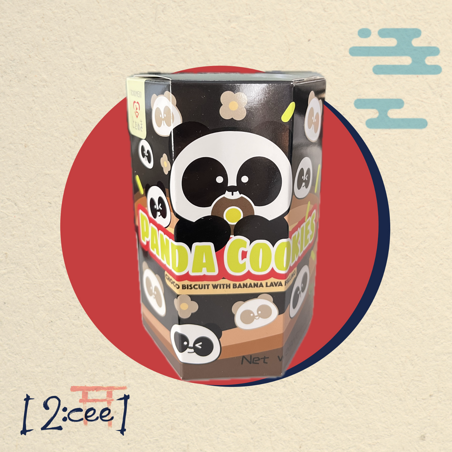Panda Cookies Čoko-Banán TOKIMEKI 40g