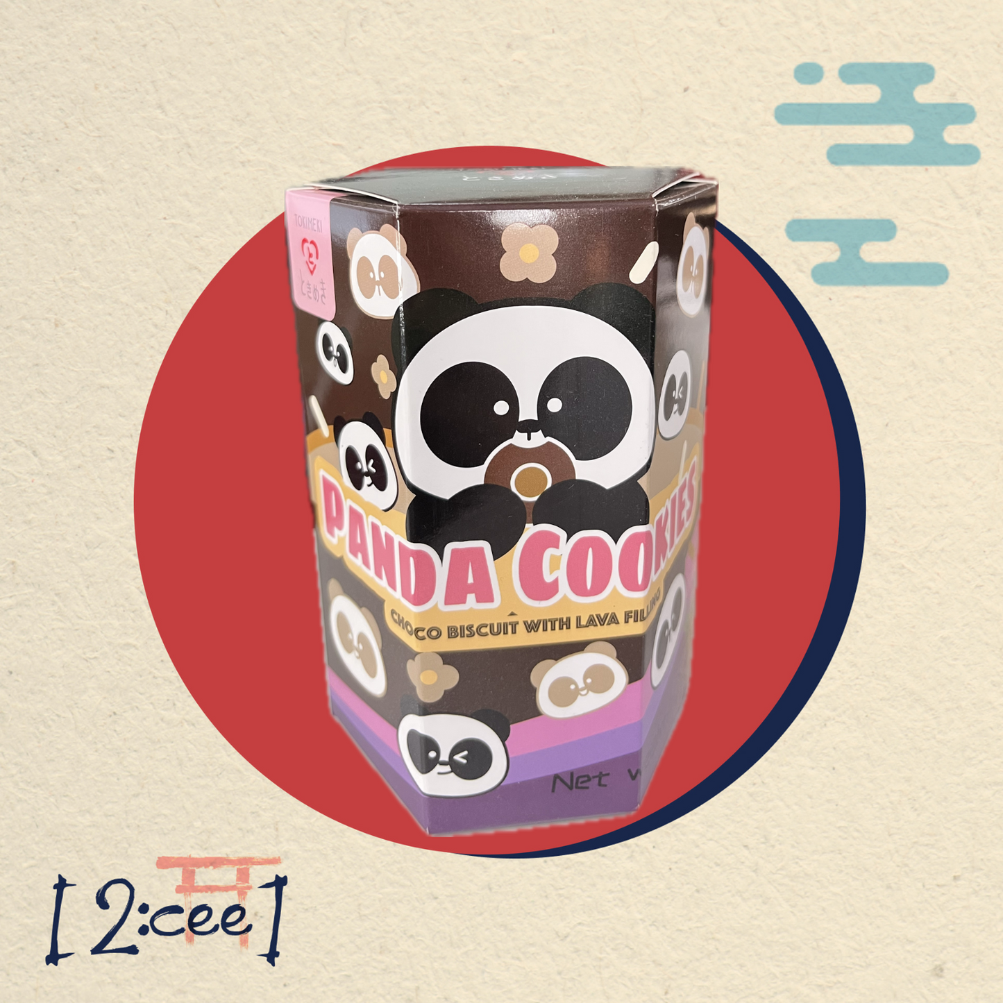 Panda Cookies Čokoláda TOKIMEKI 40g