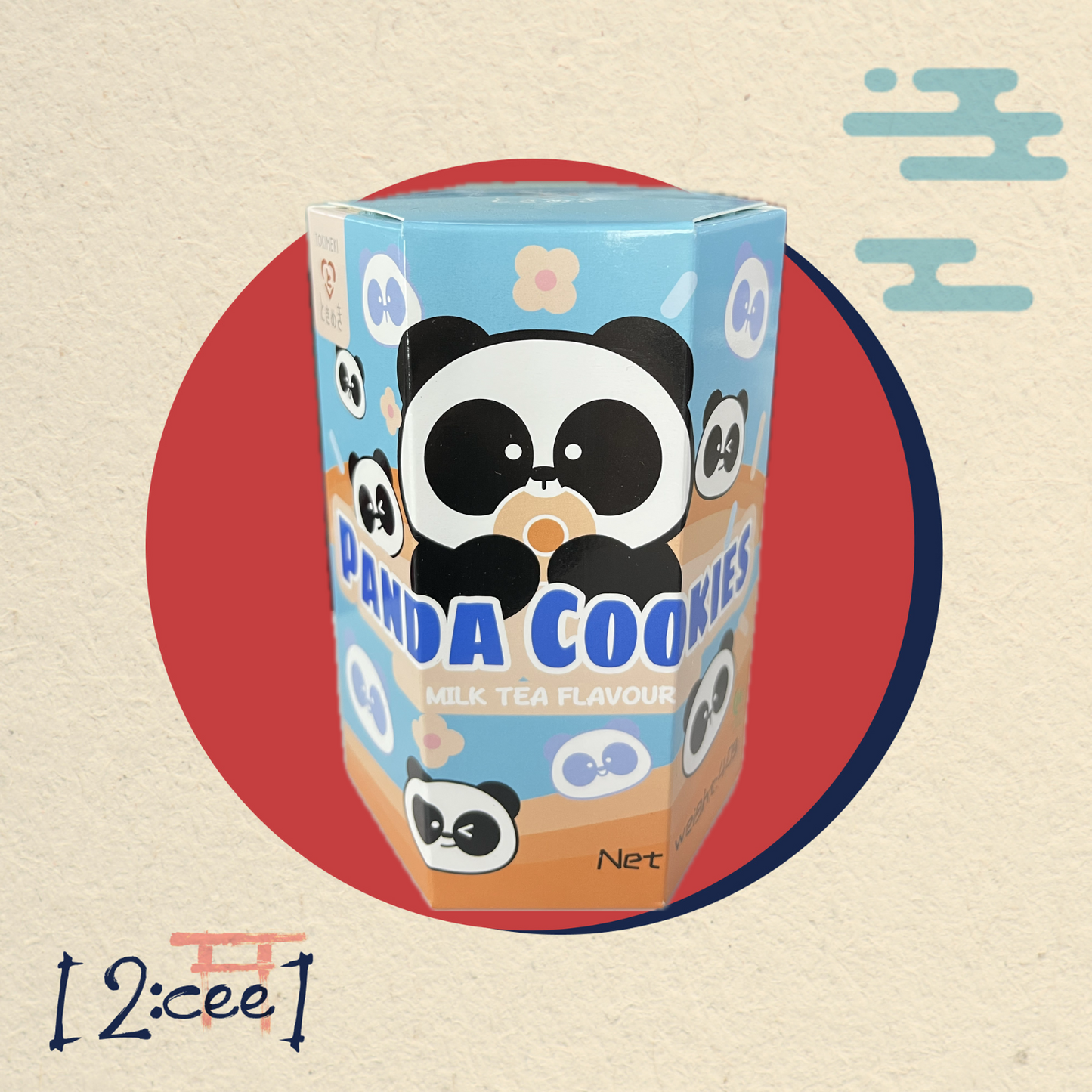 Panda Cookies Mliečny Čaj TOKIMEKI 40g