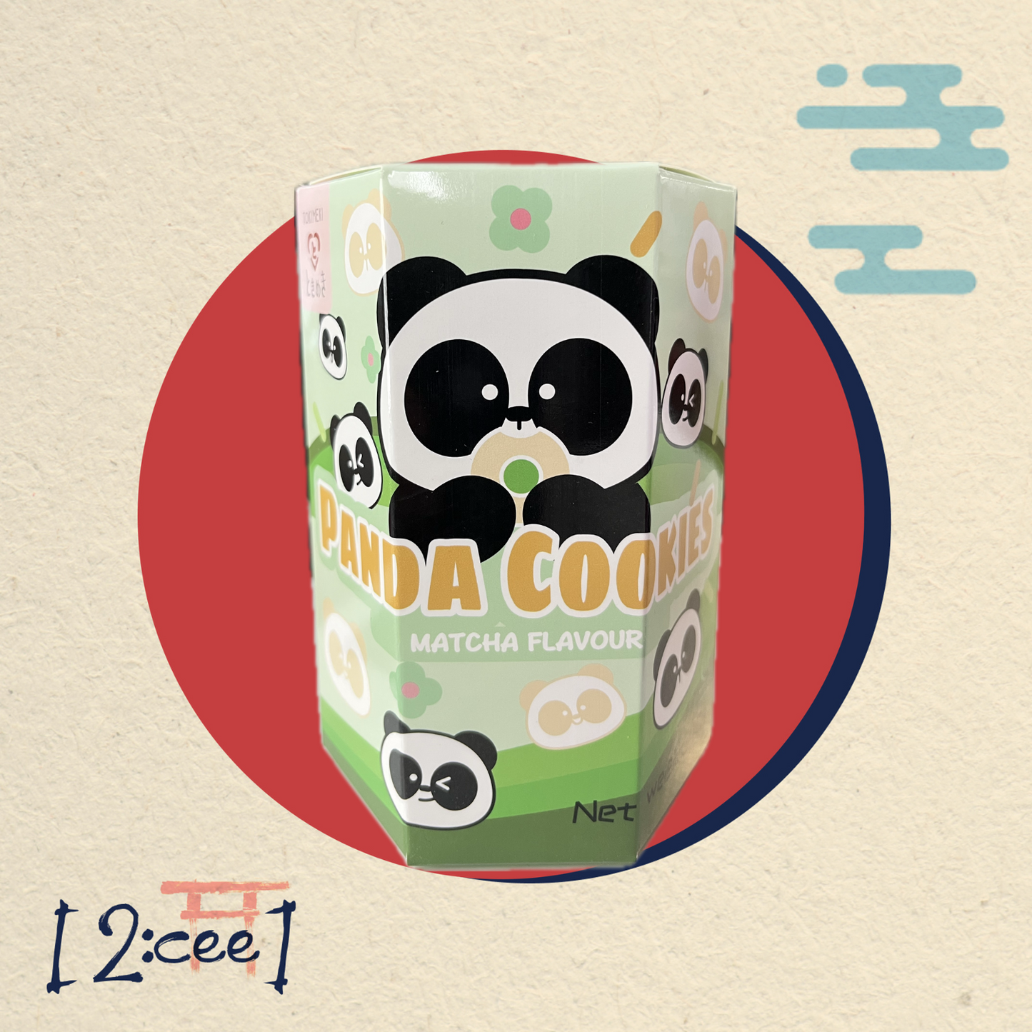 Panda Cookies Matcha TOKIMEKI 40g