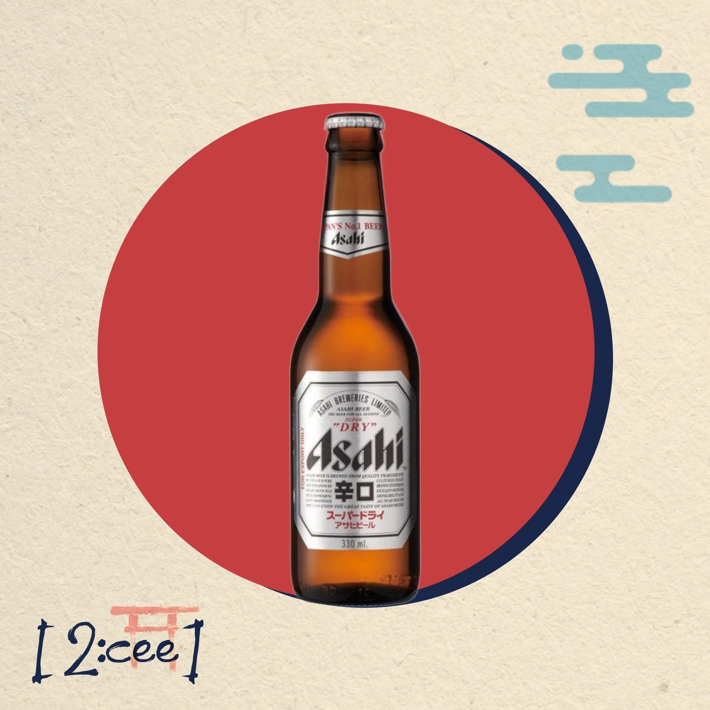 Pivo Japan 5% ASAHI 330ml