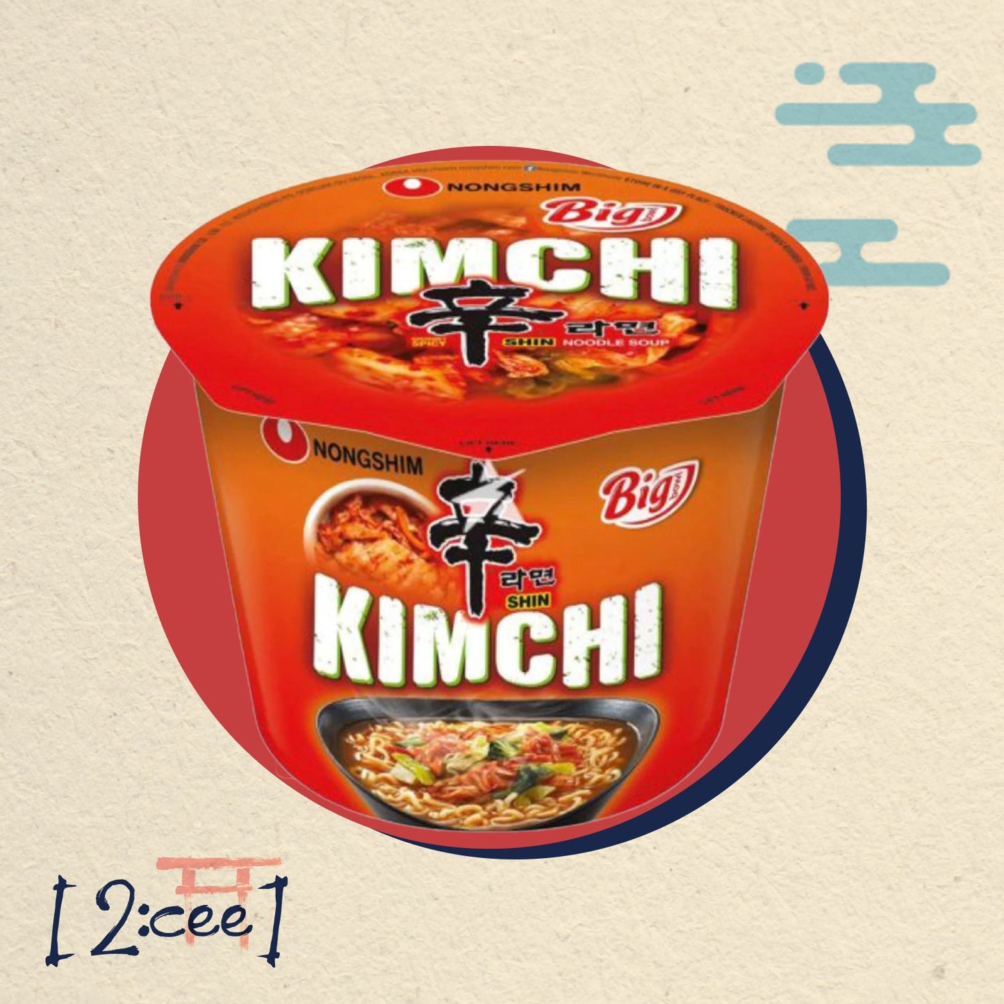 Instantné rezance Shin Kimchi NONGSHIM 120g