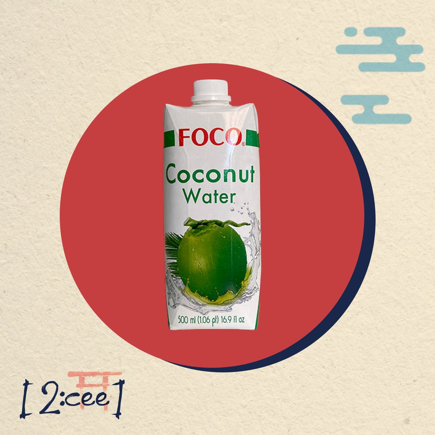 Kokosová voda FOCO 350ml