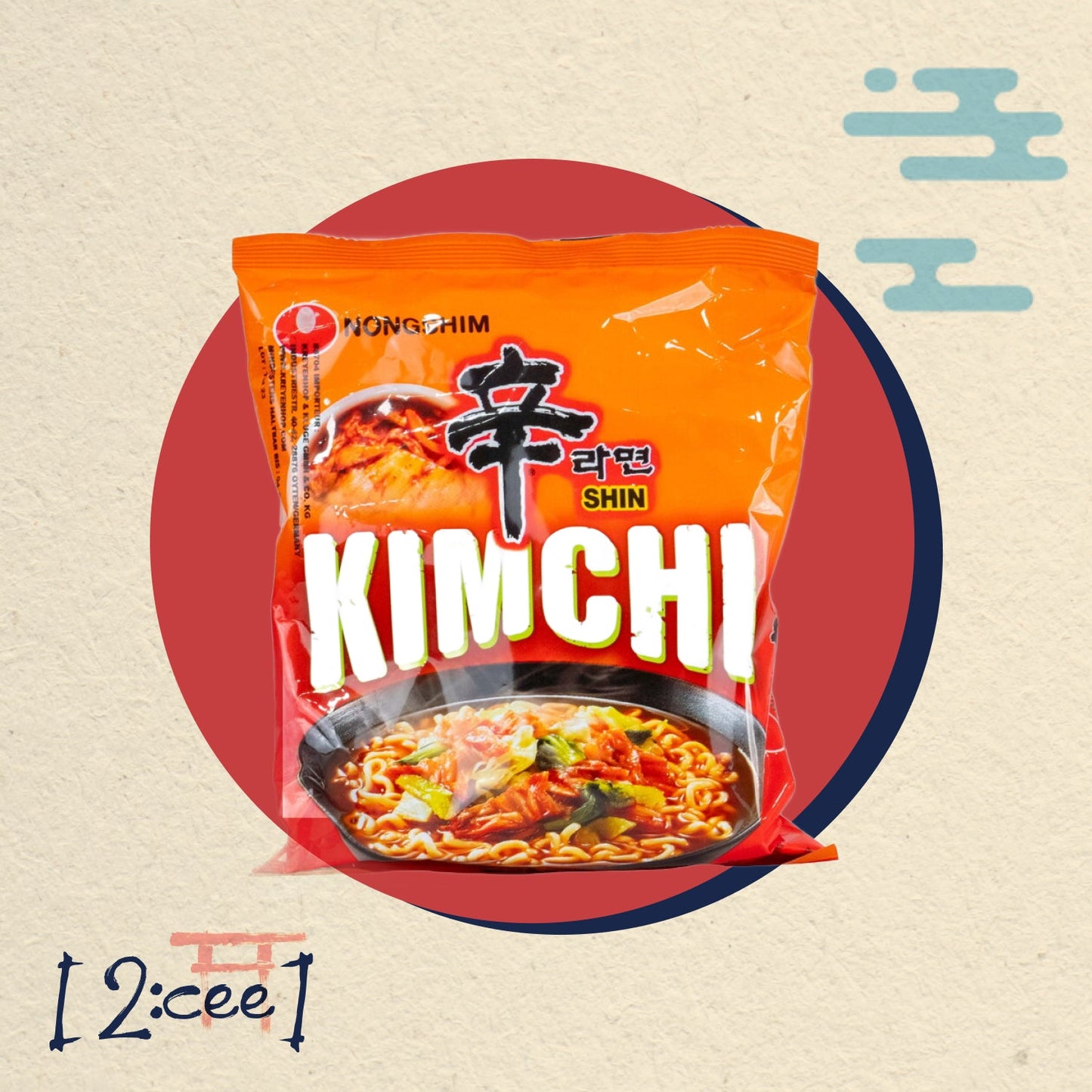 Instantné rezance Shin Kimchi NONGSHIM 120g