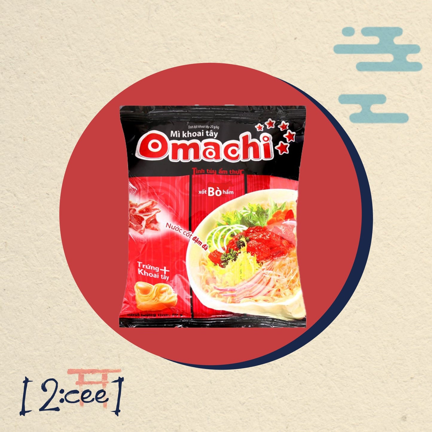 Instantné rezance Hovädzia OMACHI 80g