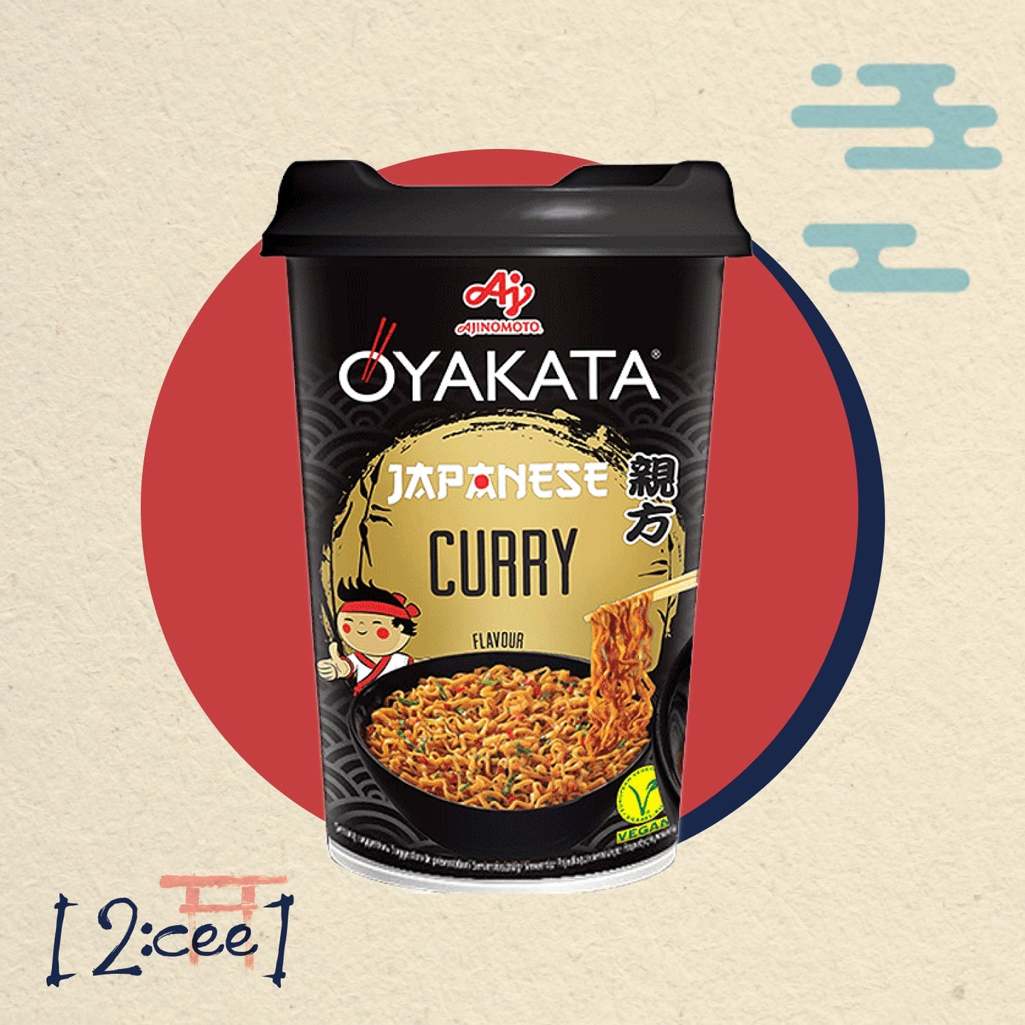 Instantné rezance Oyakata Curry AJINOMOTO 90g