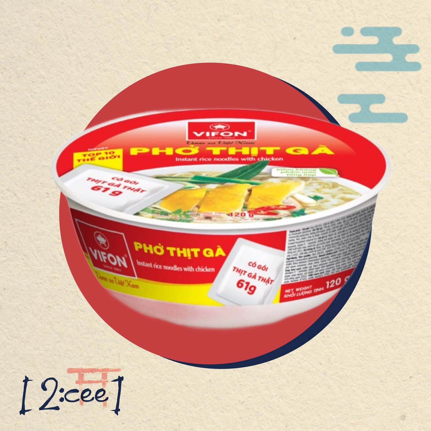 Instantné rezance Pho Kuracia VIFON 61g