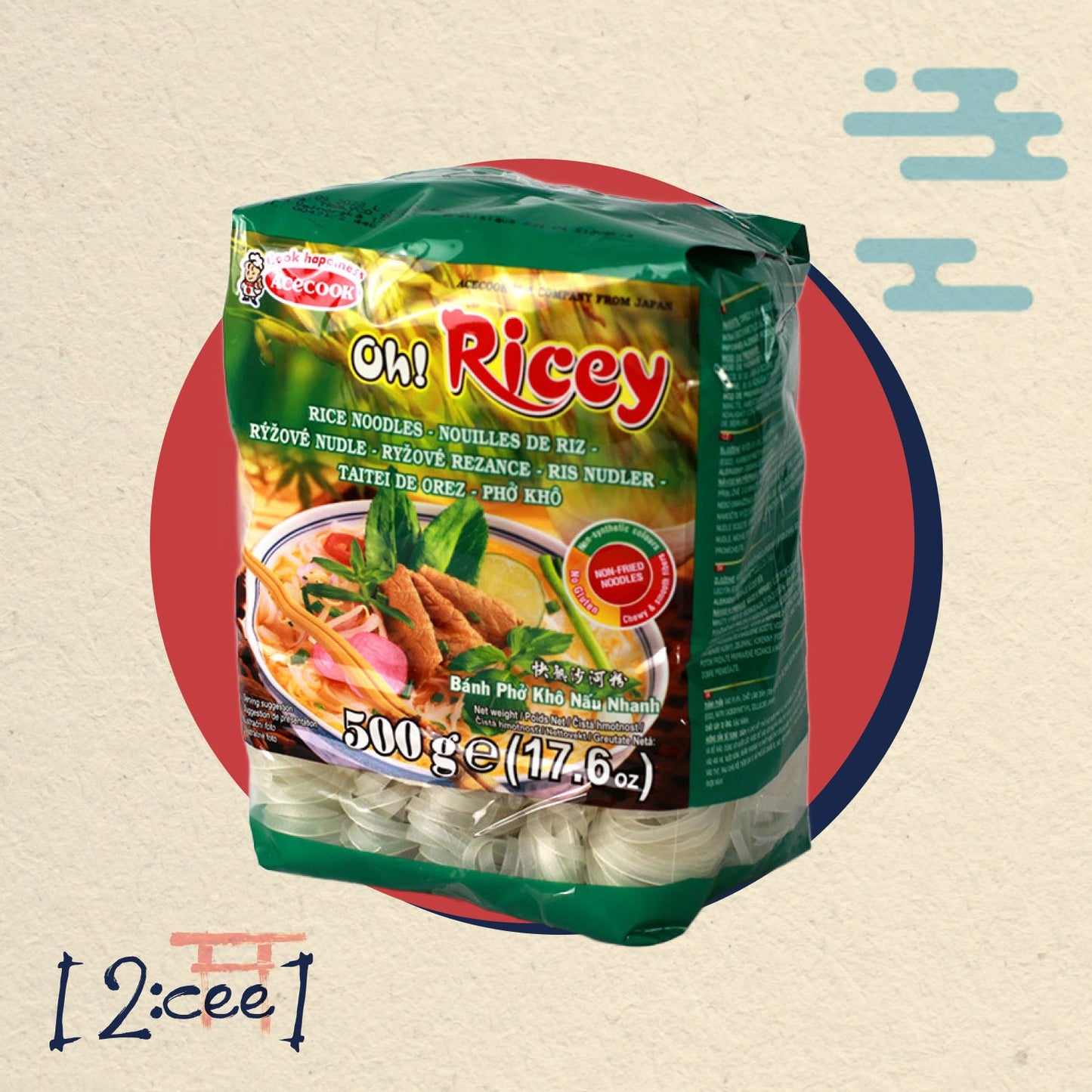 Pho ryžové rezance ACECOOK 500g
