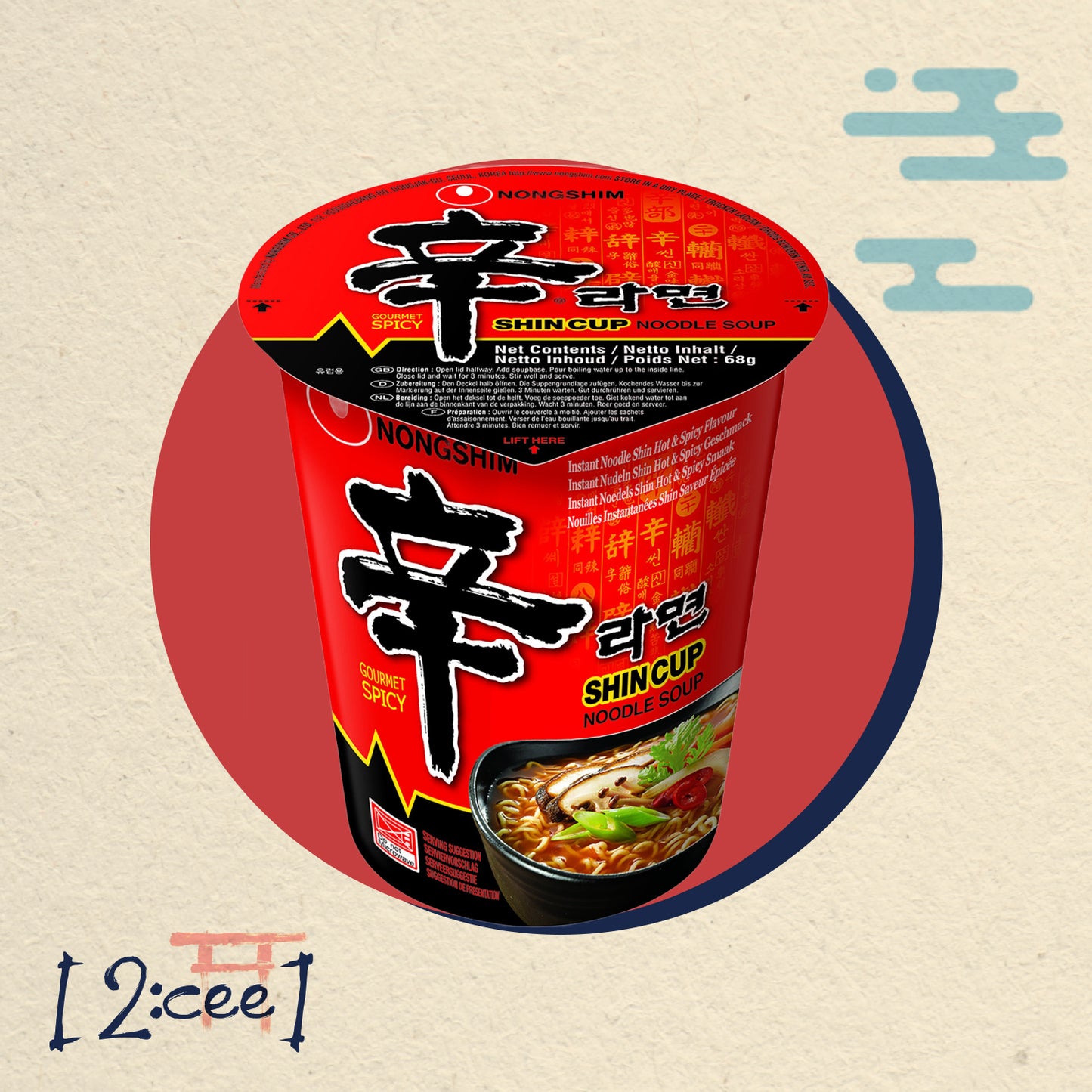 Instantné rezance Shin Ramyun NONGSHIM 120g