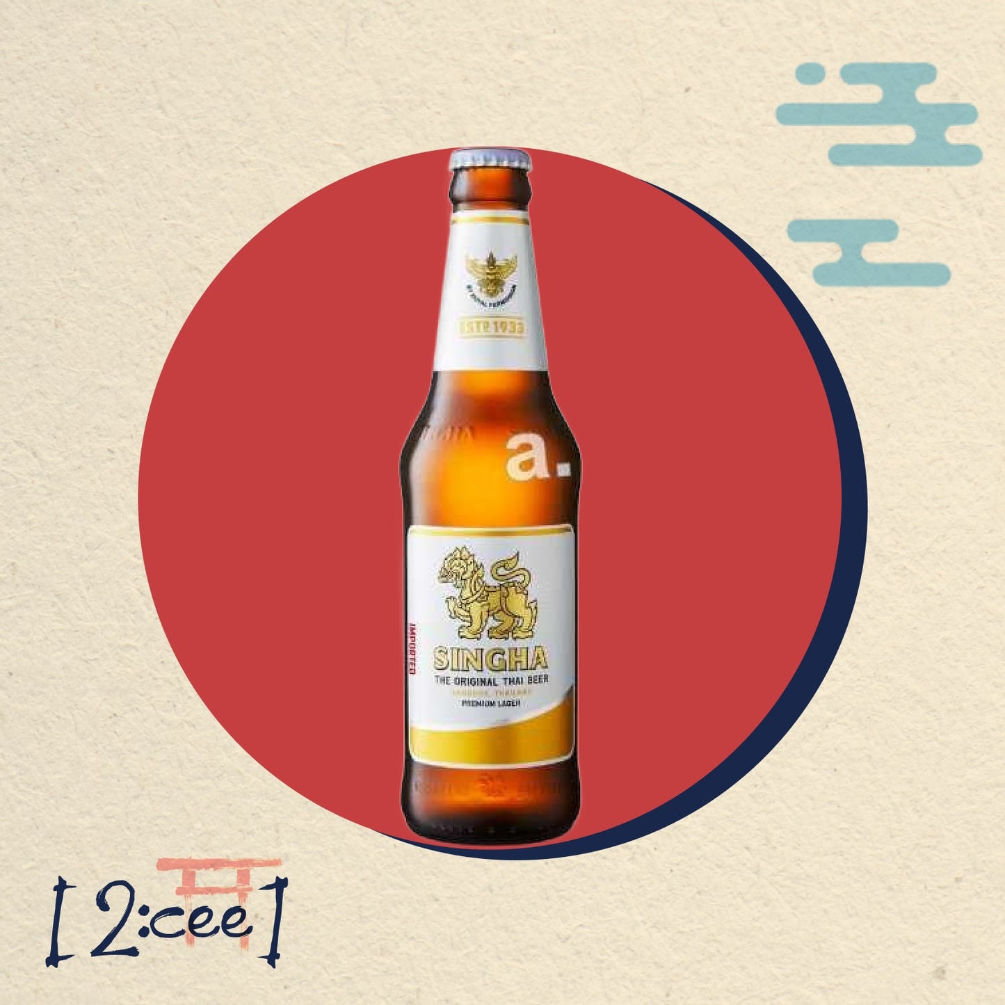 Pivo Thajsko 5% SINGHA 330ml