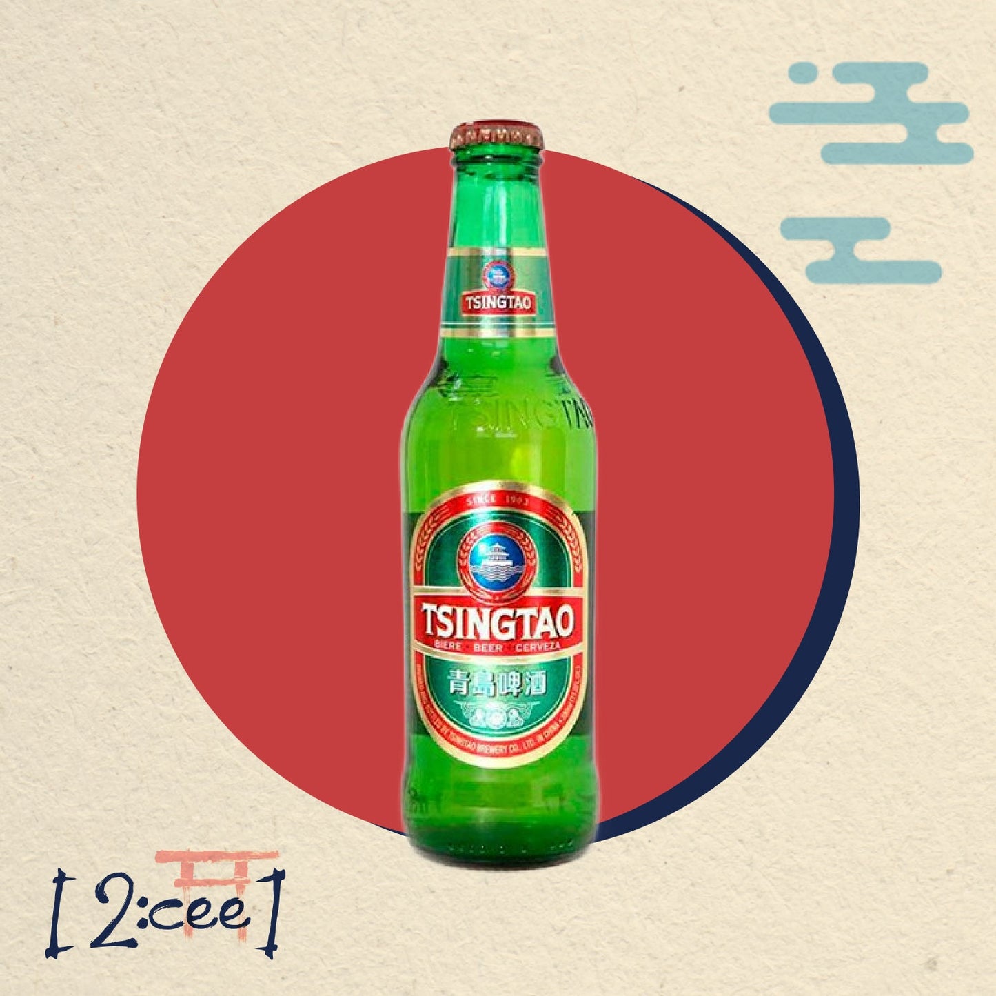 Pivo Čína 4,7% TSINGTAO 330ml