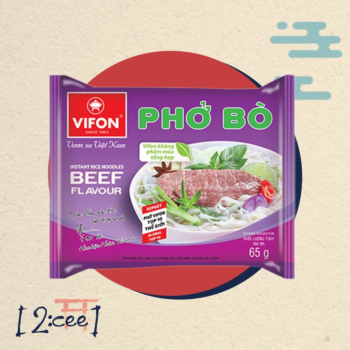 Instantné rezance Pho Hovädzia VIFON 60g