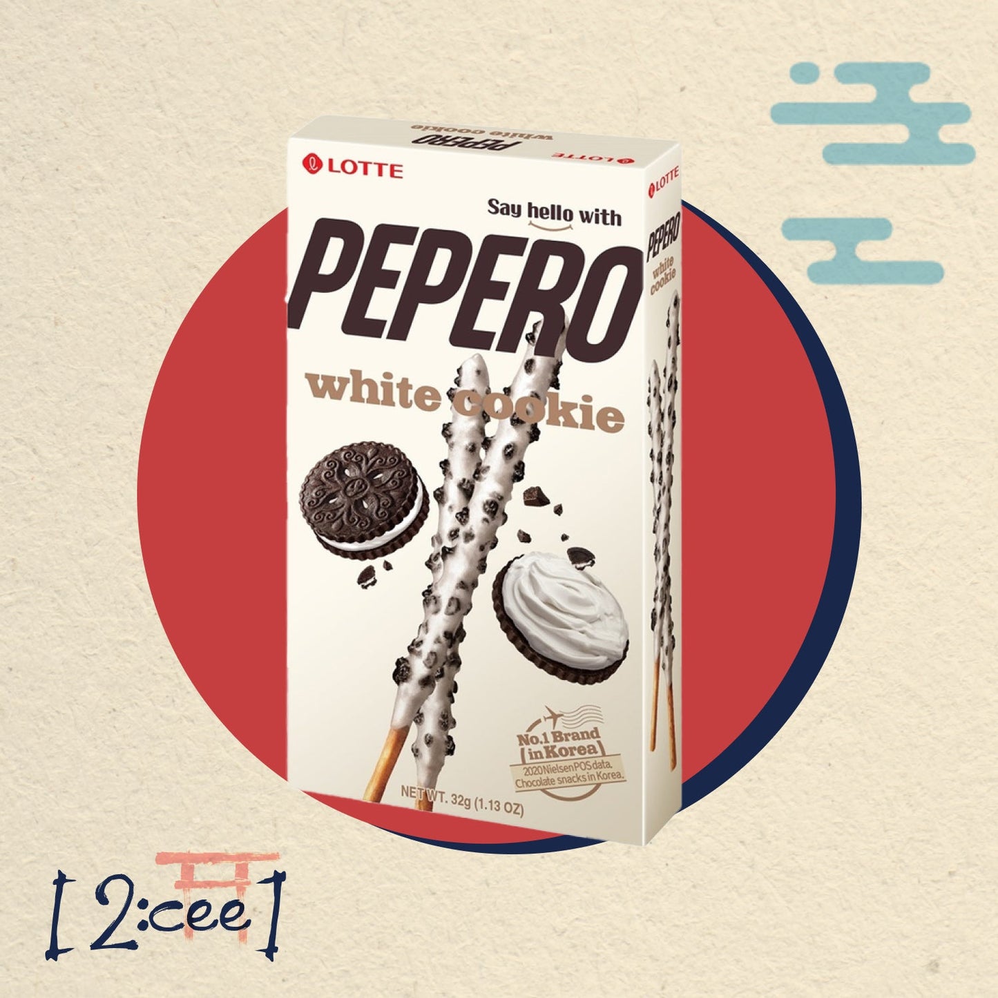 Tyčinky Pepero White Cookies LOTTE 32g