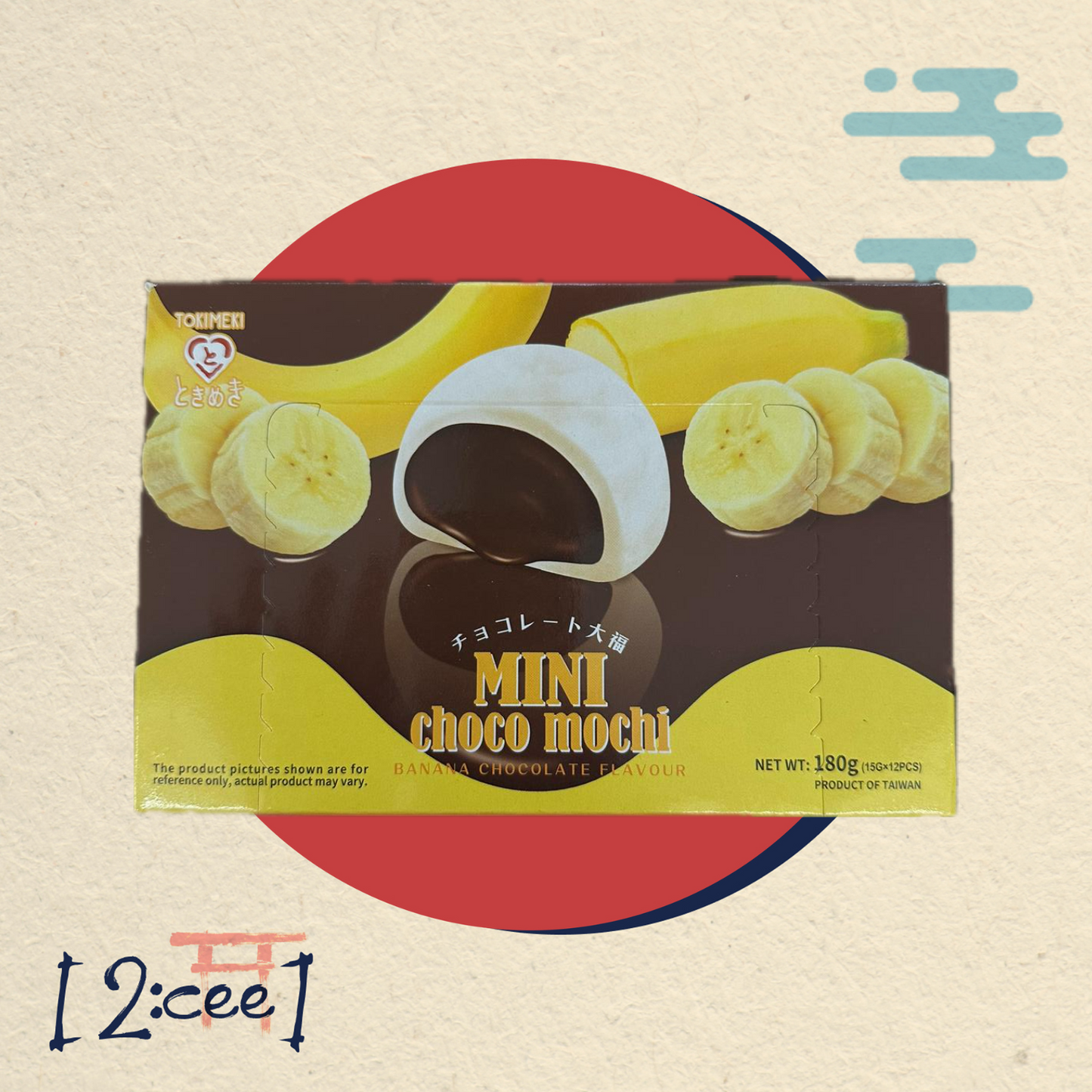 Mini Choco Mochi Banán TOKIMEKI 180g
