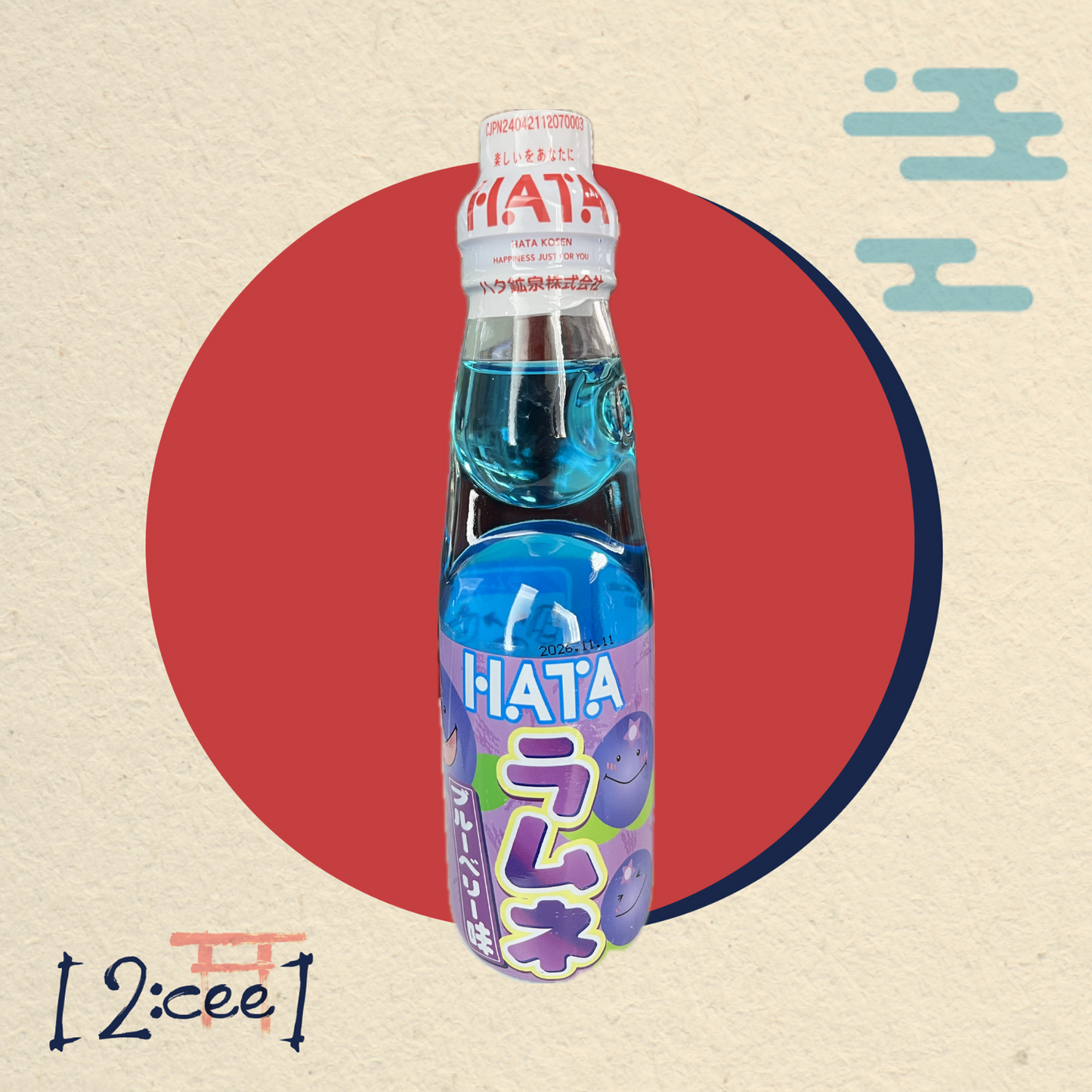 Ramune Čučoriedka HATAKOSEN 200ml