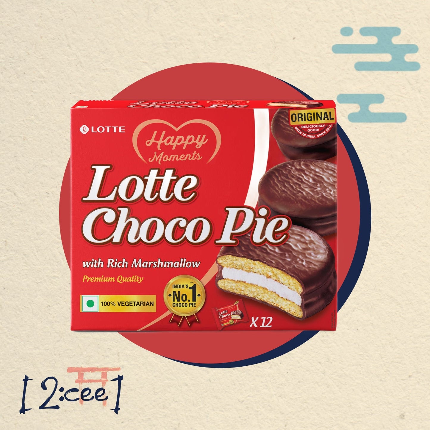 LOTTE Chocopie original box 336g