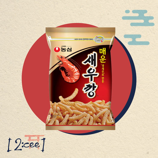 NONGSHIM lupienky krevetové pálivé 75g