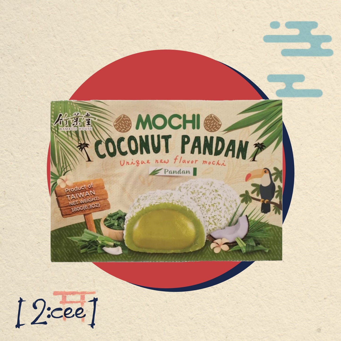 BH Mochi Kokos Pandan 180g