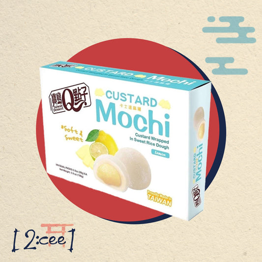 Q Mochi Custard Citrón 168 g